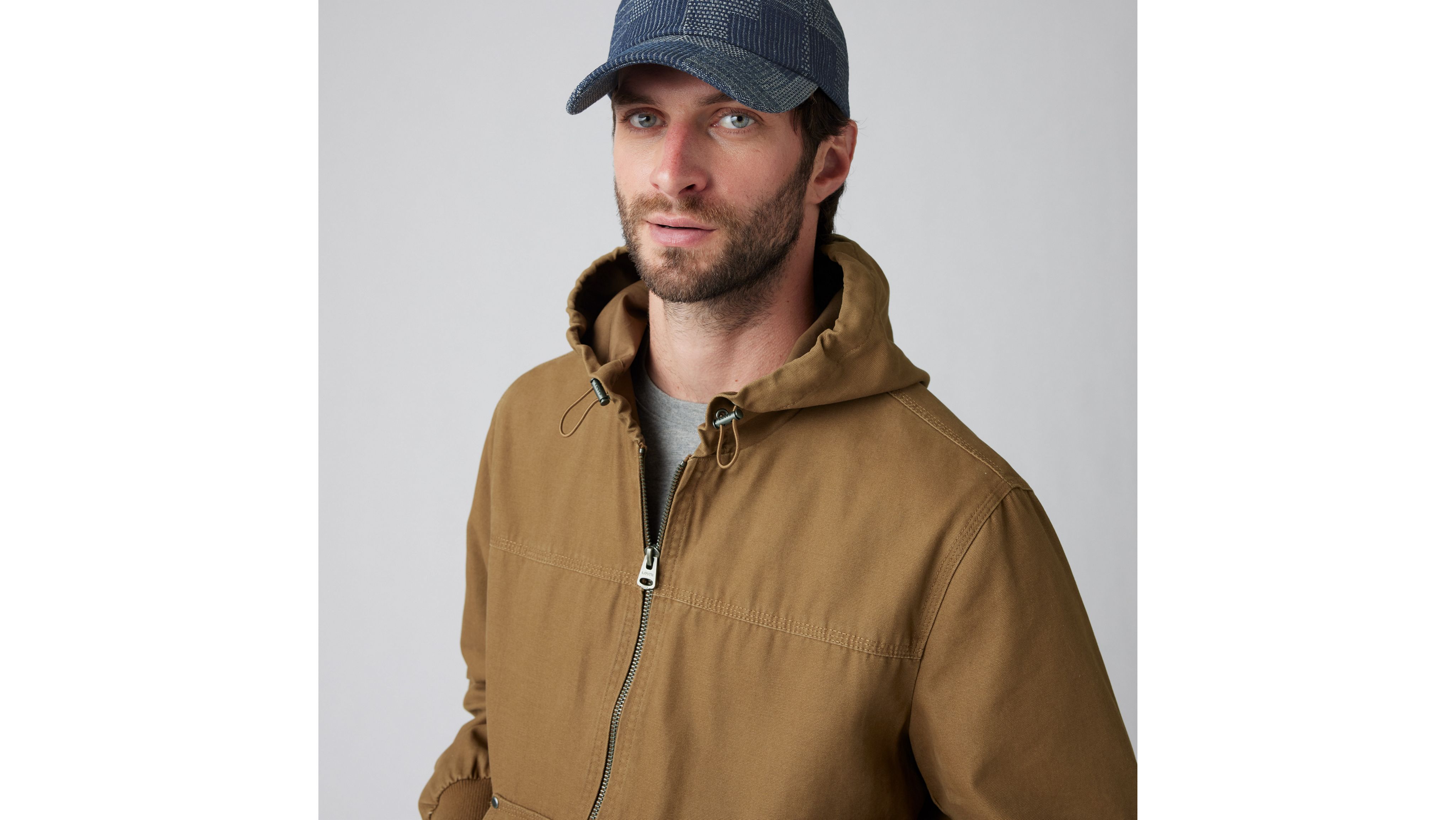 Levi's Worker Hoodie In Z9999 Cny Black Gold