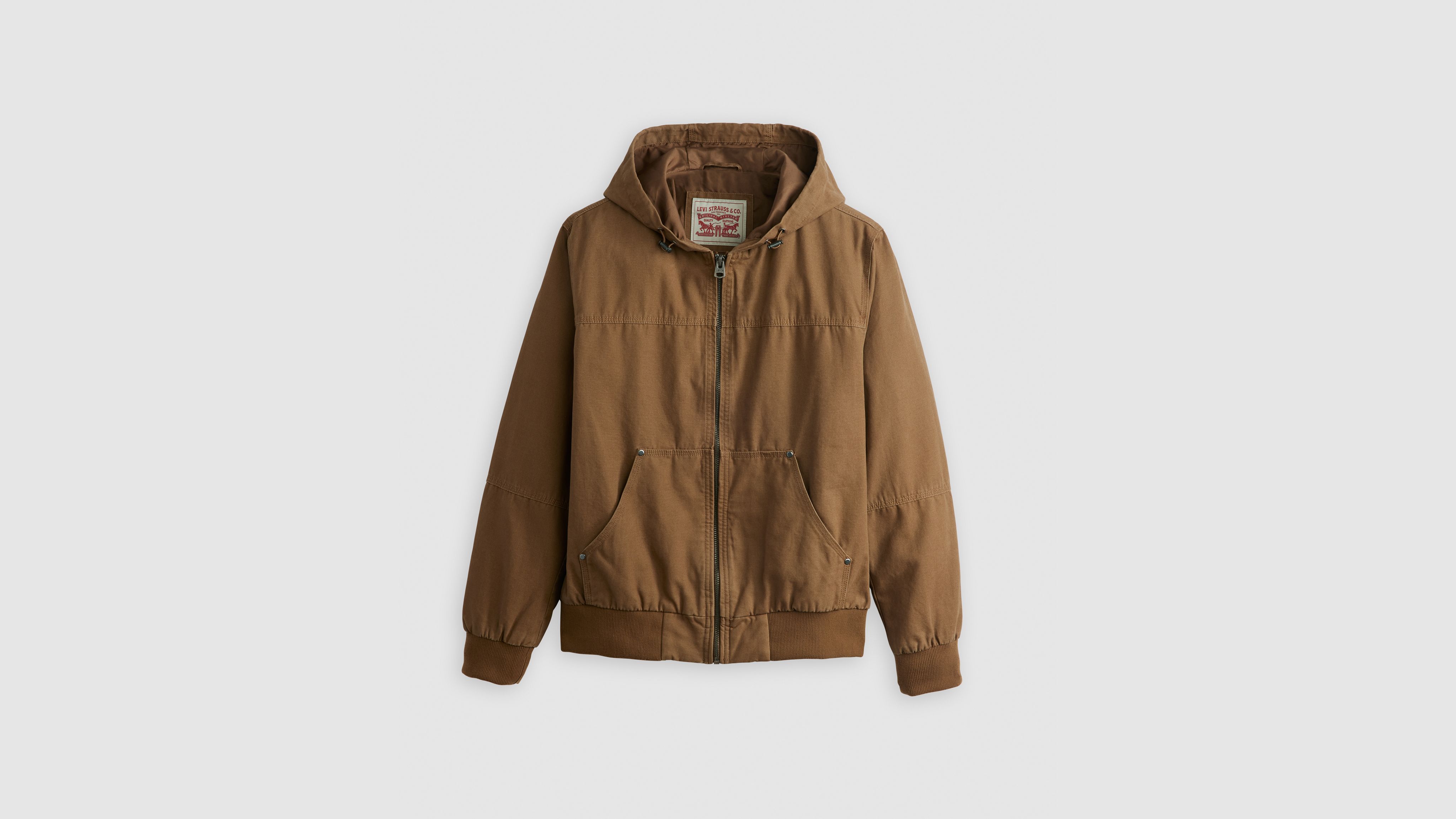 Levi's Worker Hoodie In Z9999 Cny Black Gold