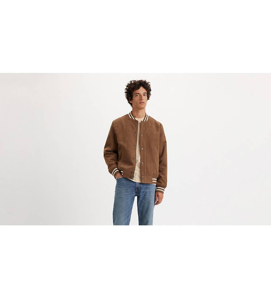 Soft Shell Stand Collar Jacket - Brown | Levi's® CA
