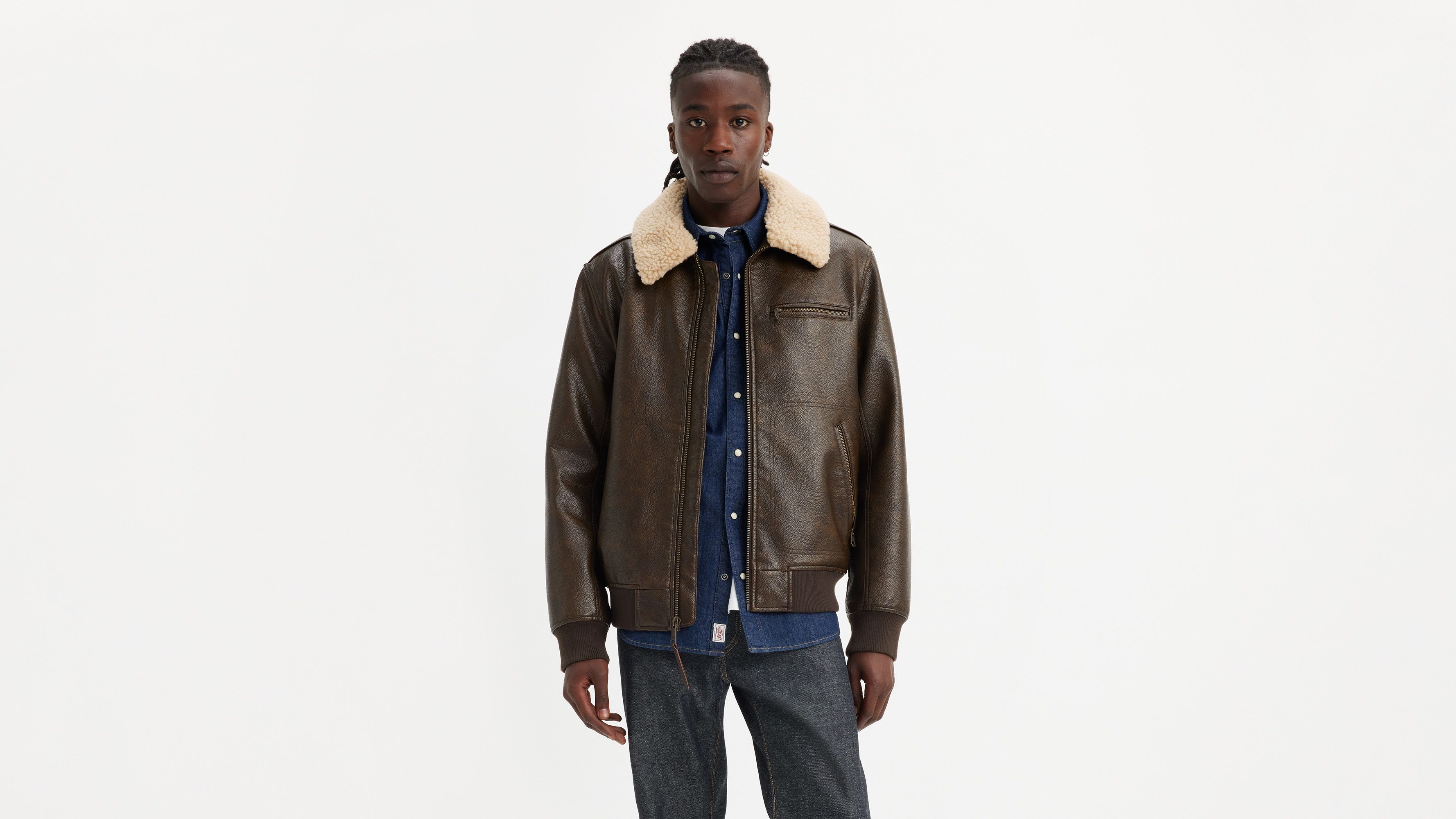 Levi's deals aviator jacket