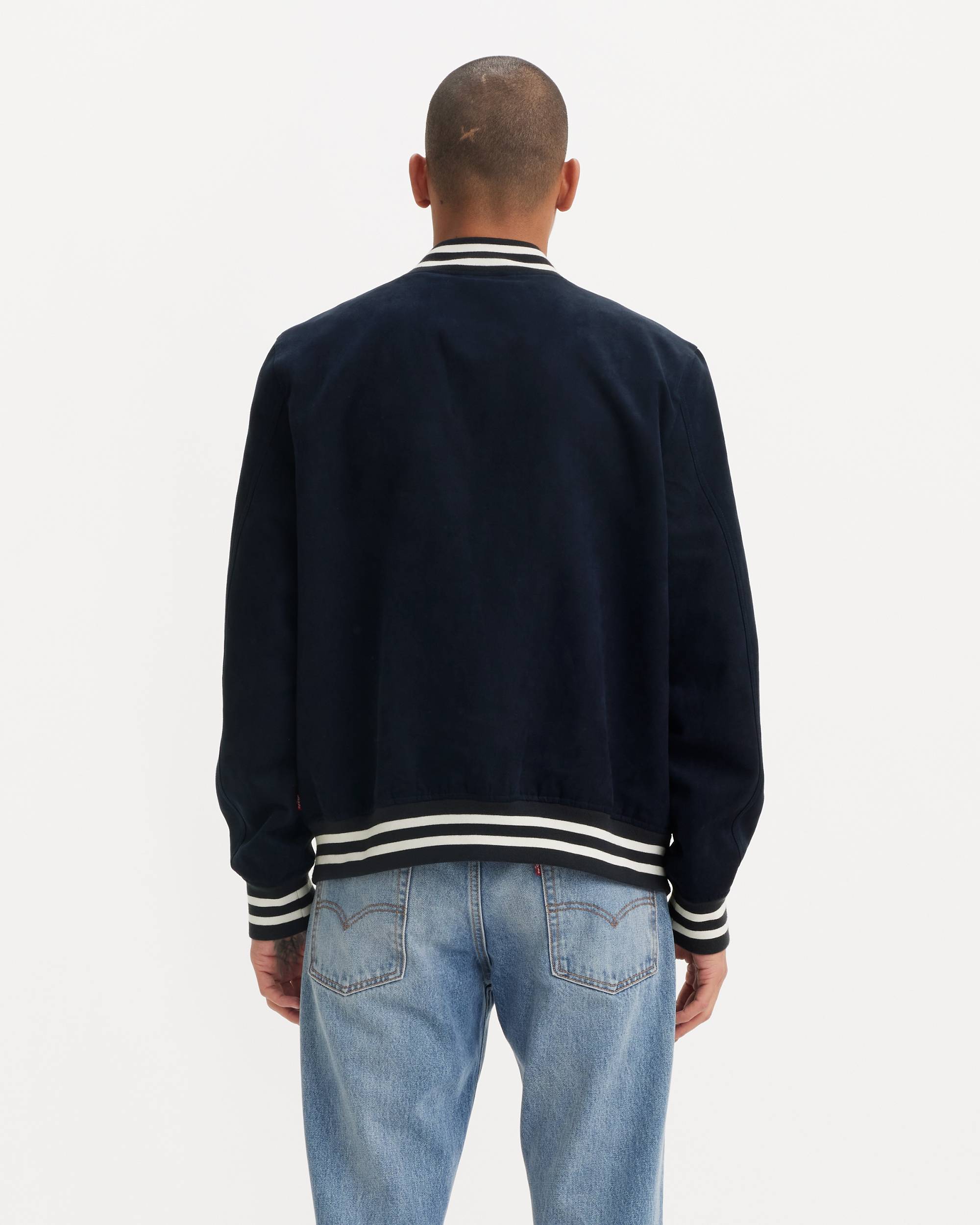 Faux Suede Varsity Jacket - Blue | Levi's® US Faux Suede Varsity Jacket - Blue | Levi's® US