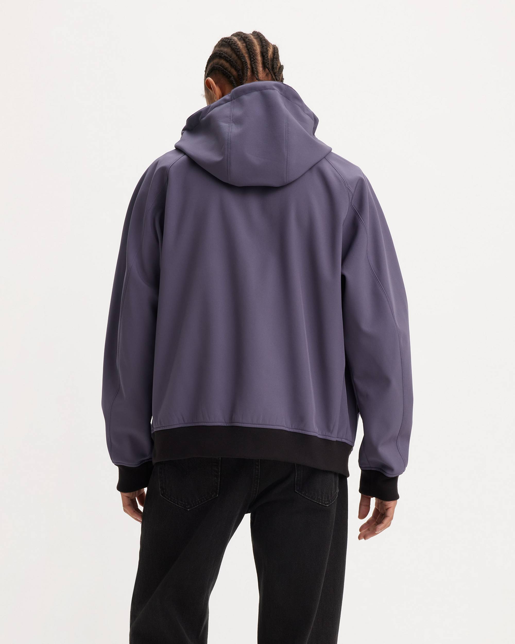 Soft Shell Hoodie Bomber Jacket - Purple | Levi's® US Soft Shell Hoodie Bomber Jacket - Purple | Levi's® US