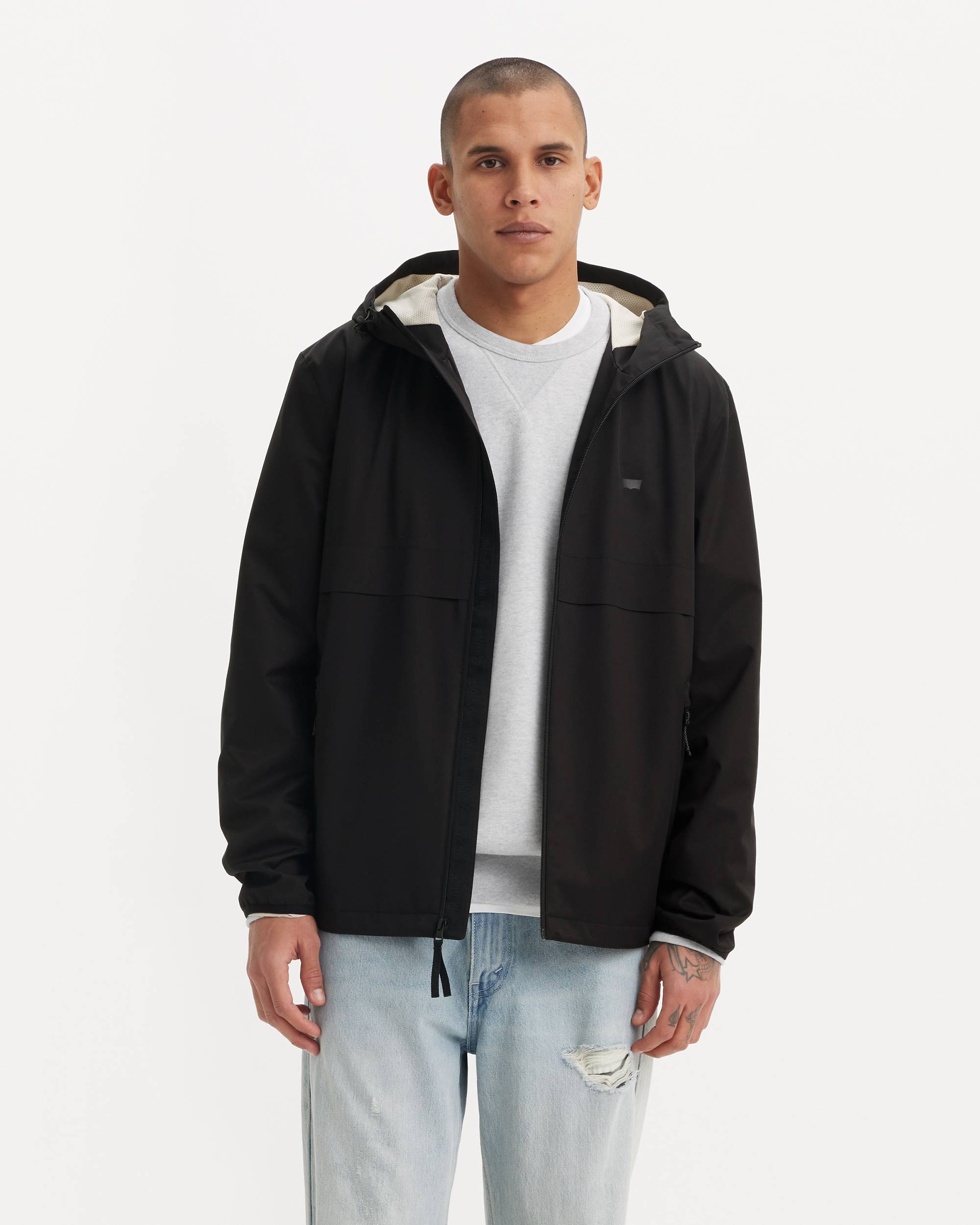 New Hooded Zip Waterproof Windbreaker Jacket New Hooded Zip Waterproof Windbreaker Jacket