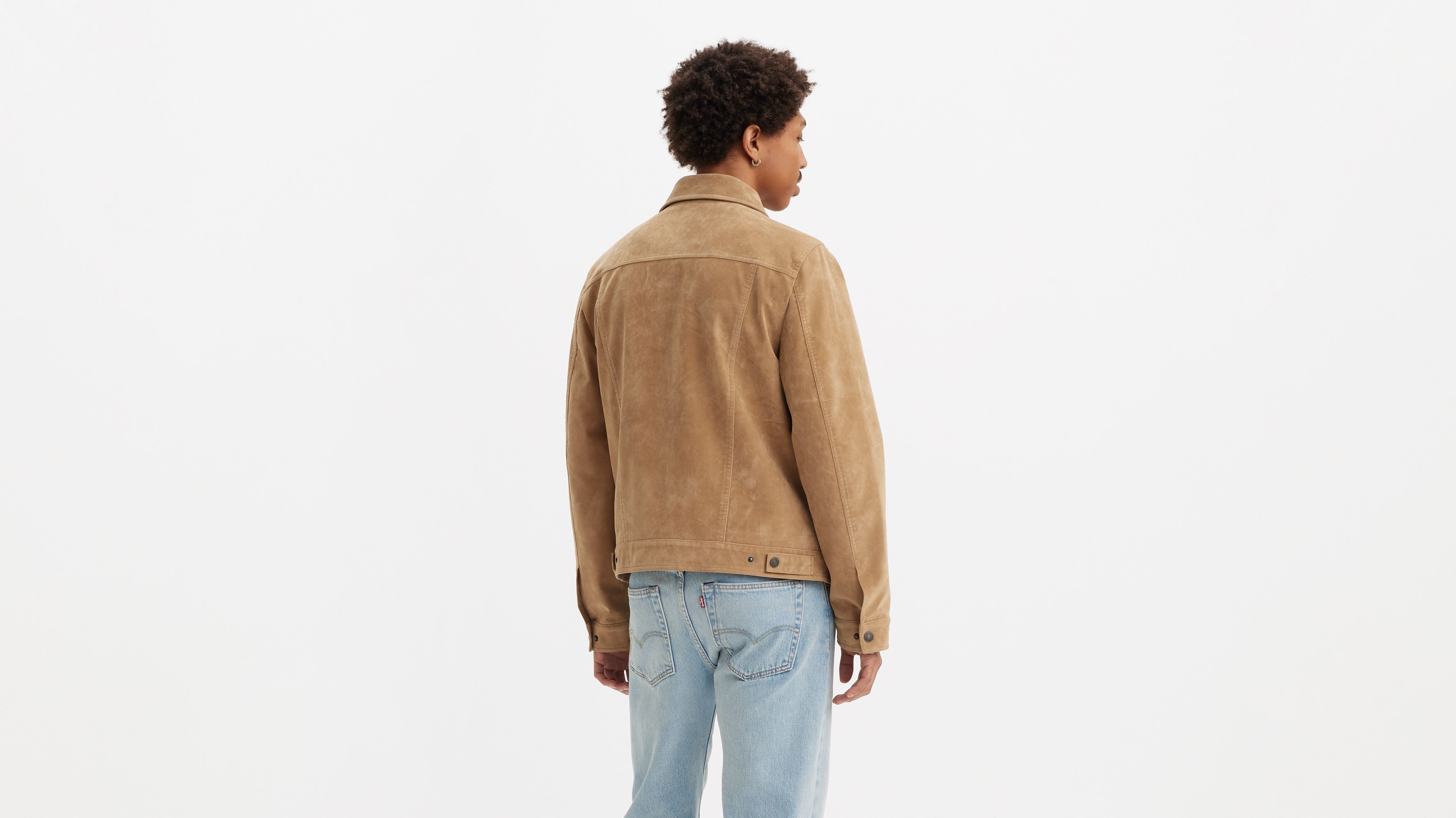 Levis suede trucker jacket best sale