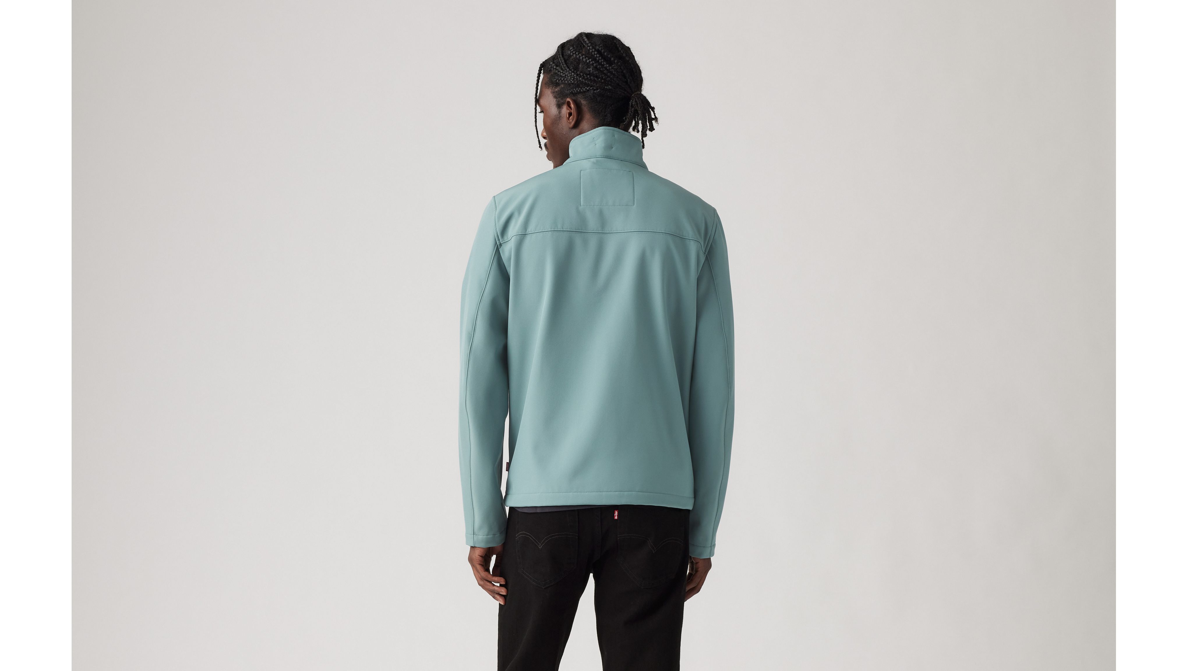 Soft Shell Stand Collar Jacket - Green | Levi's® CA