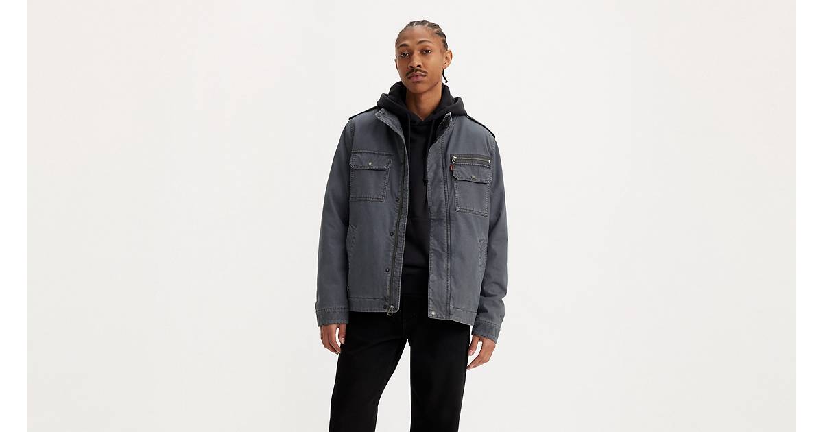 Cotton Military Jacket - Grey | Levi's® US