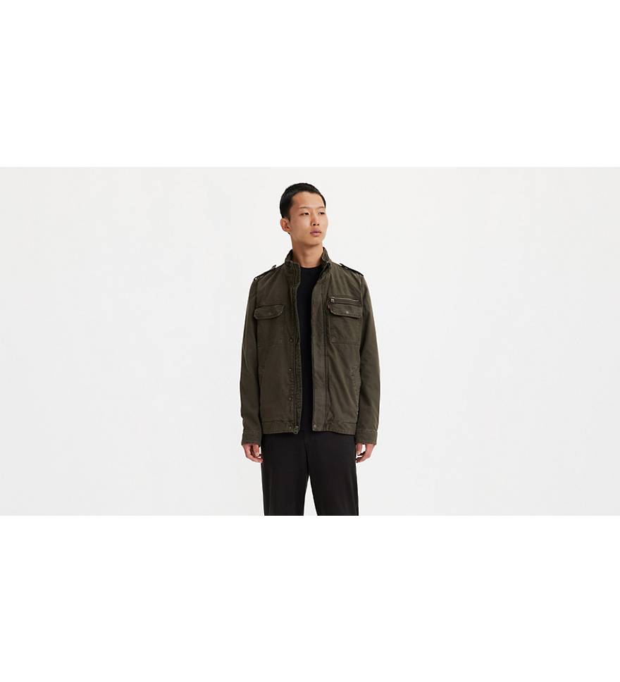 Cotton Military Jacket - Green | Levi's® US