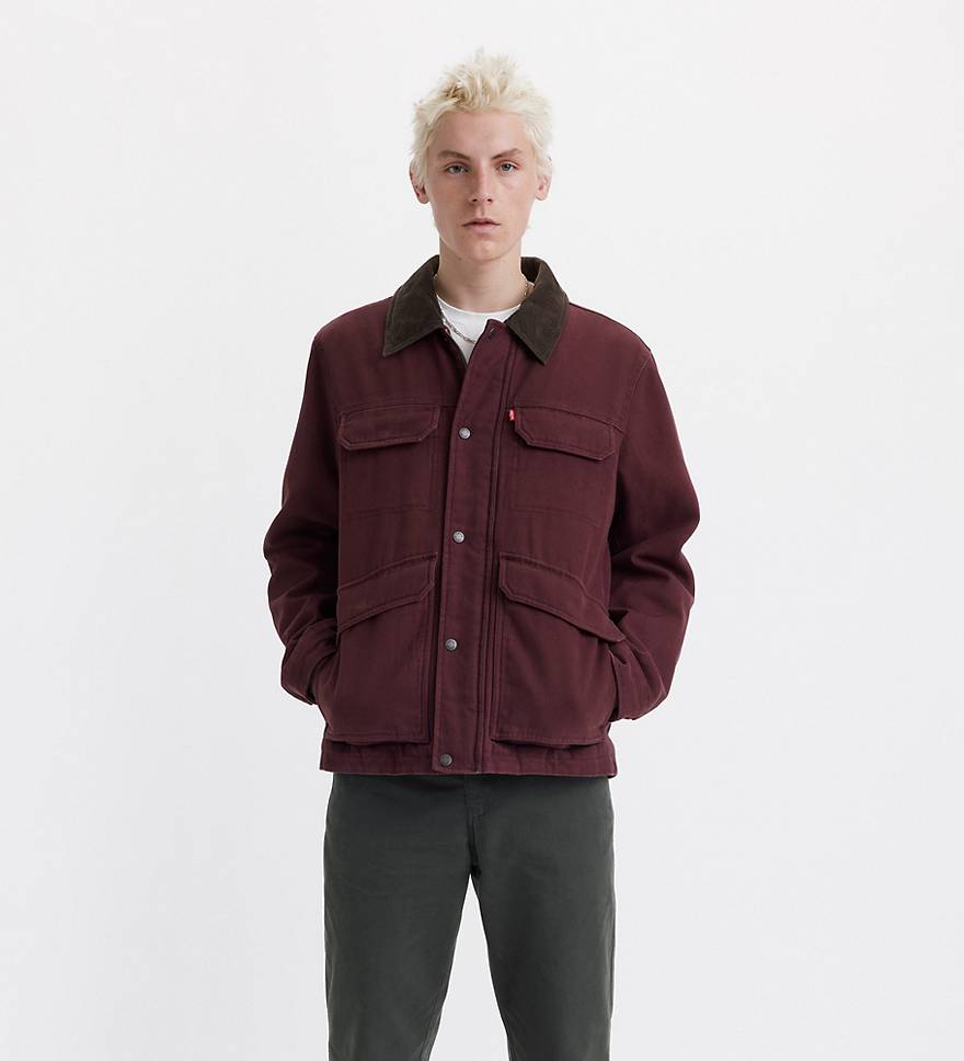 Chore Coat With Corduroy Collar Jacket - Red | Levi's® US