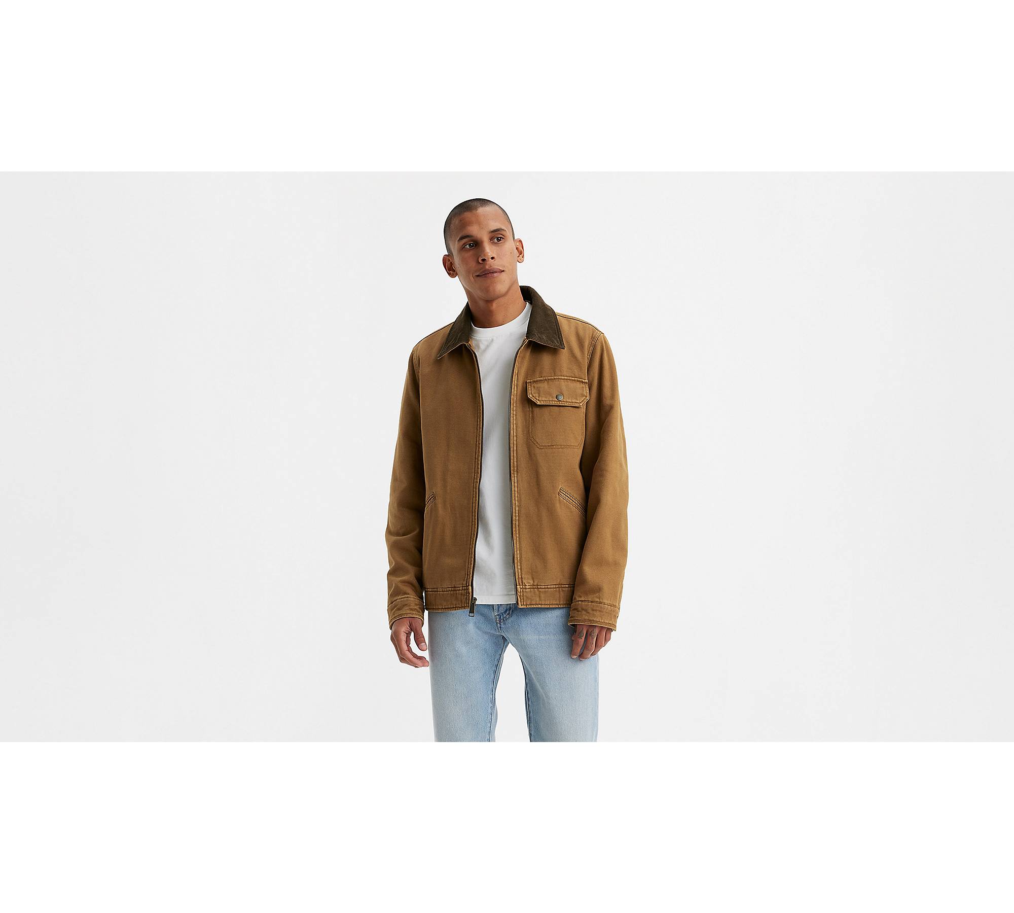 Cotton Canvas Depot Jacket - Brown | Levi's® US
