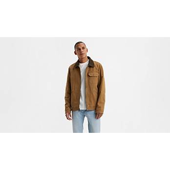 Cotton Canvas Depot Jacket - Brown | Levi's® US