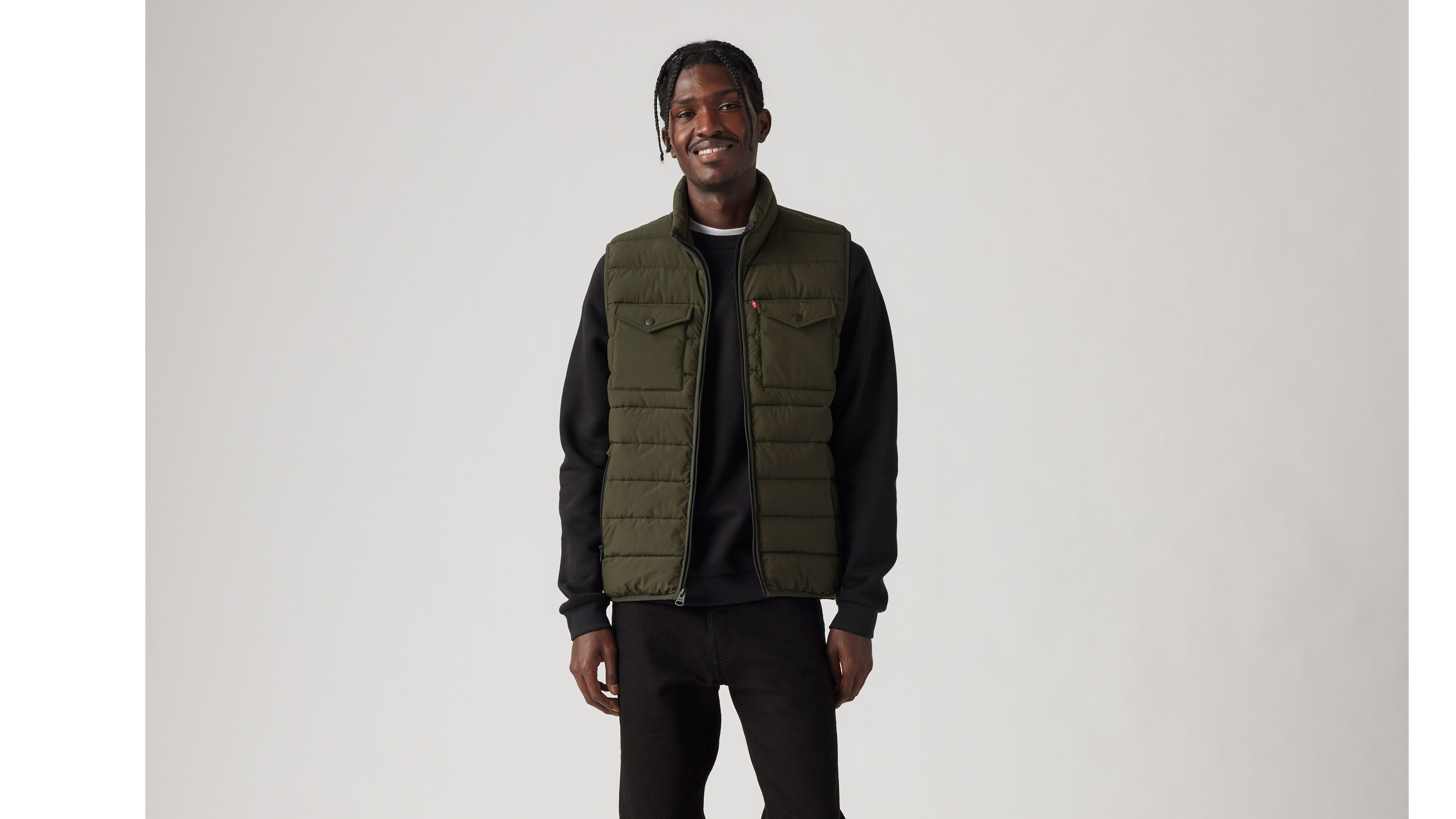 2 Chest Pocket Lightweight Quilted Vest 1