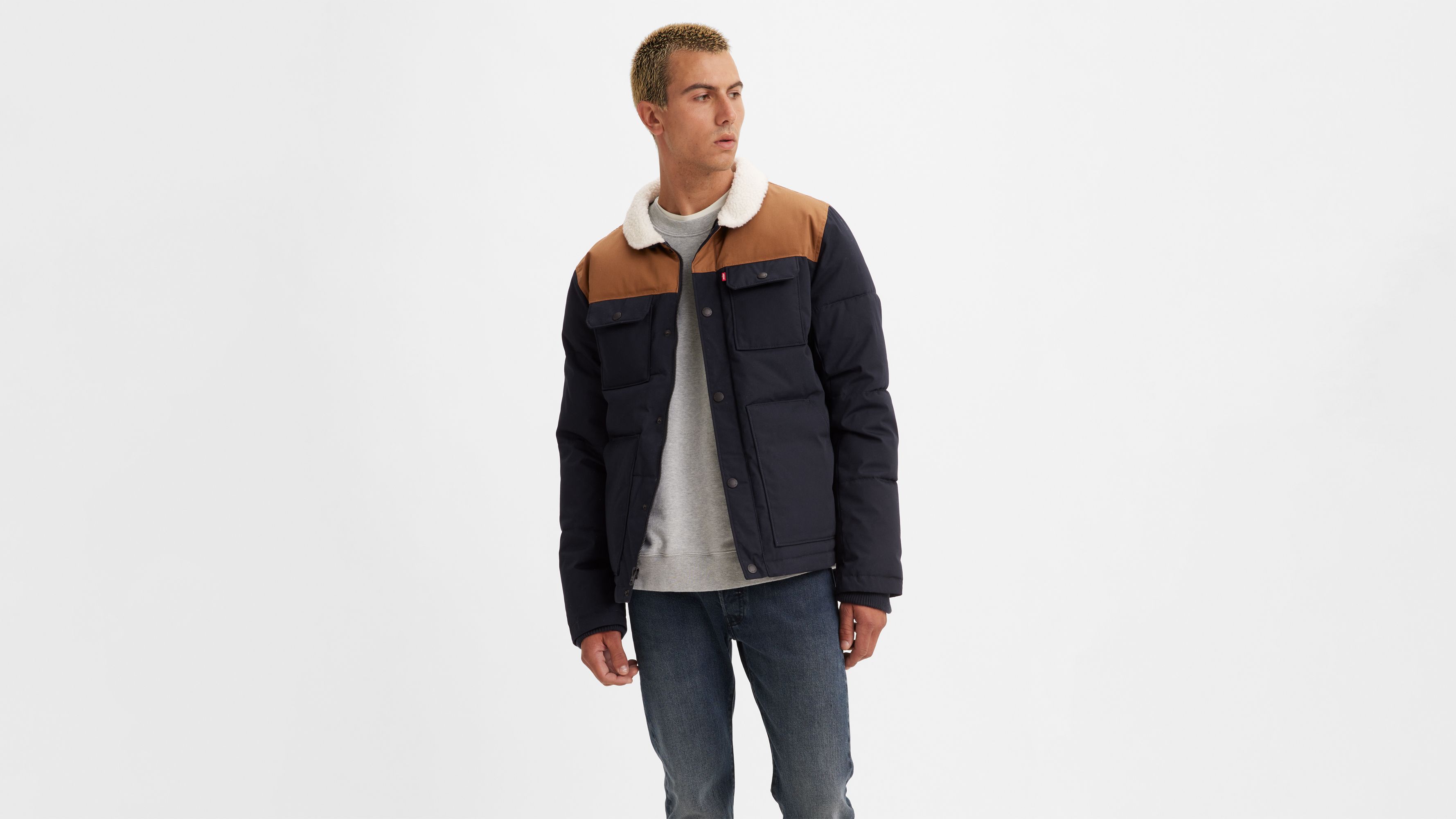 Quilted Woodsman Puffer Jacket - Multi-color | Levi's® US