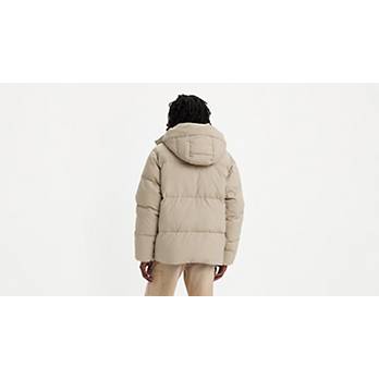 Dry Touch Nylon Hooded Puffer Jacket 2