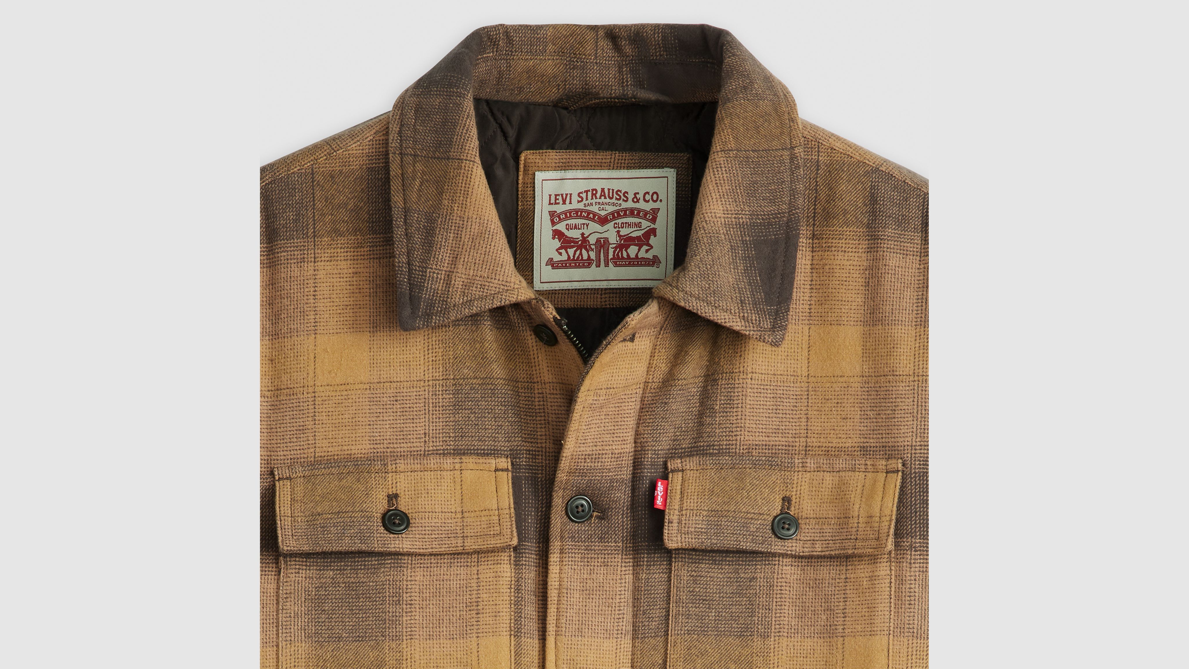 Quilt Lined Plaid Shacket 4