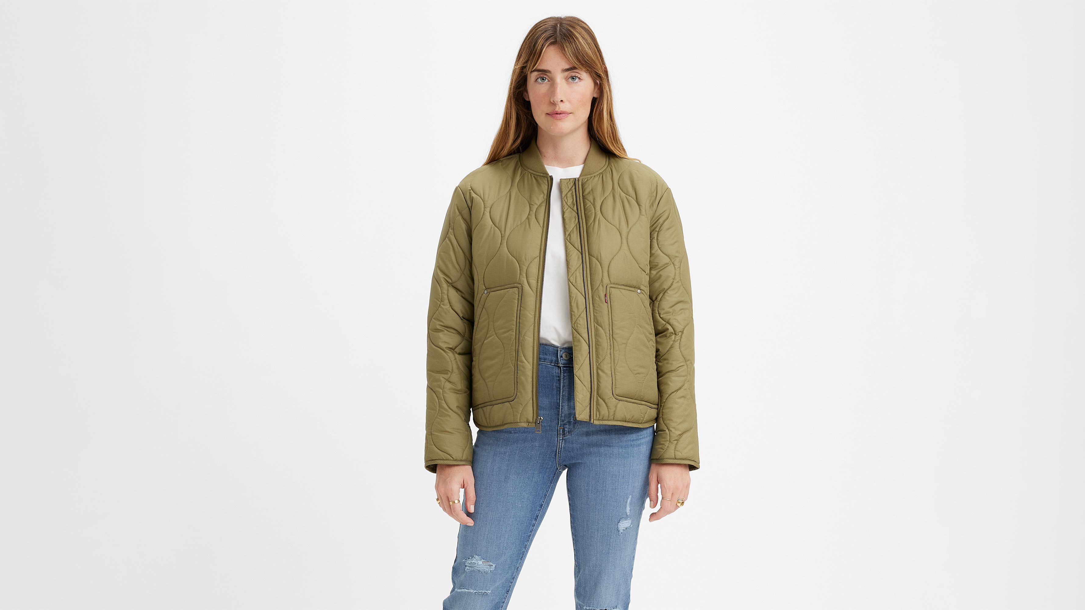 Levi's Onion Quilted Liner Jacket - Women's - Olive Tree XL