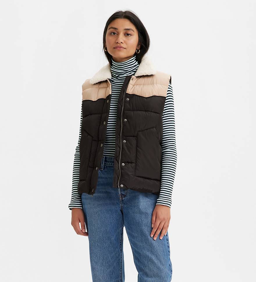 Quilted Puffer Vest 1