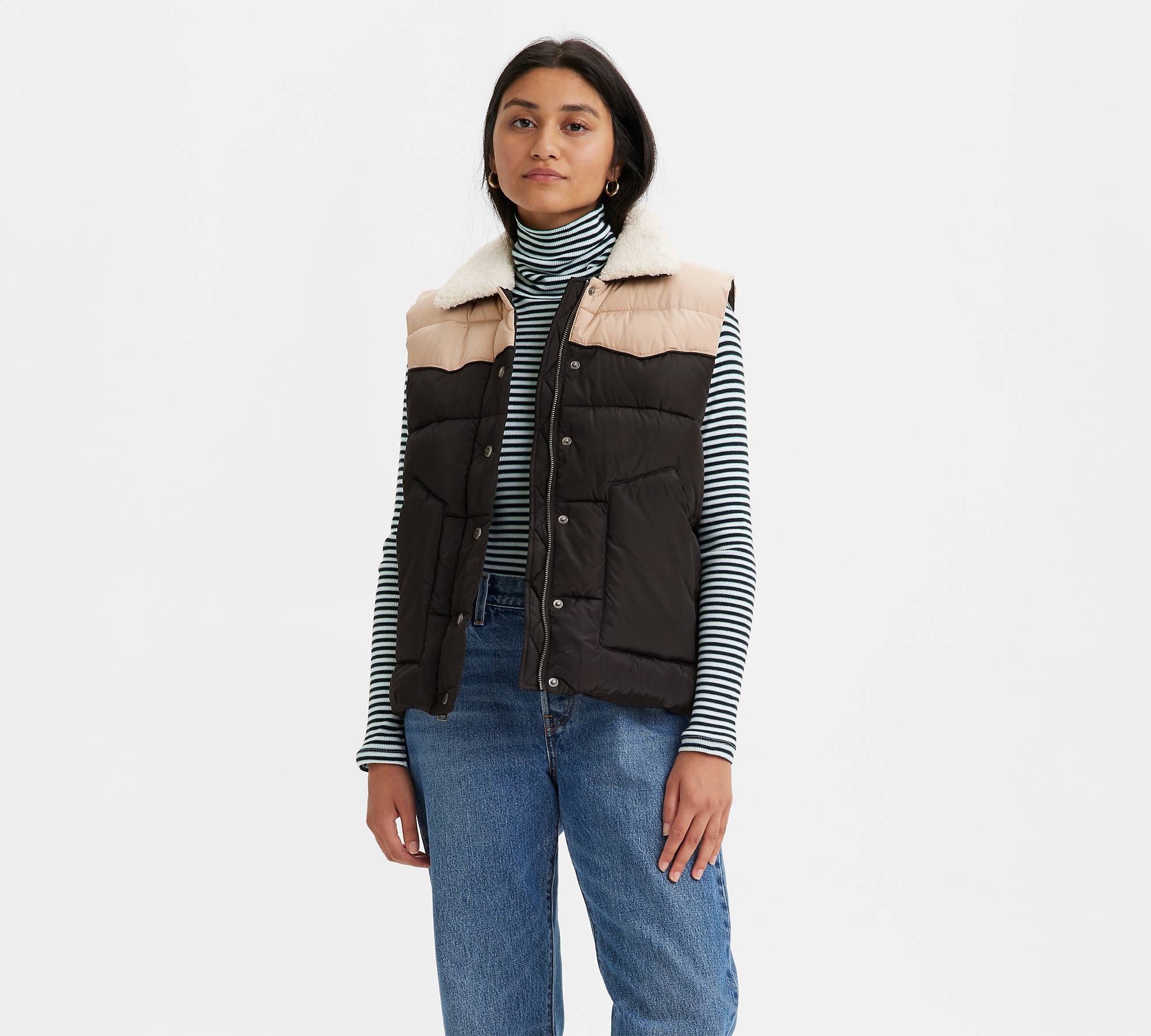 Quilted Puffer Vest 1