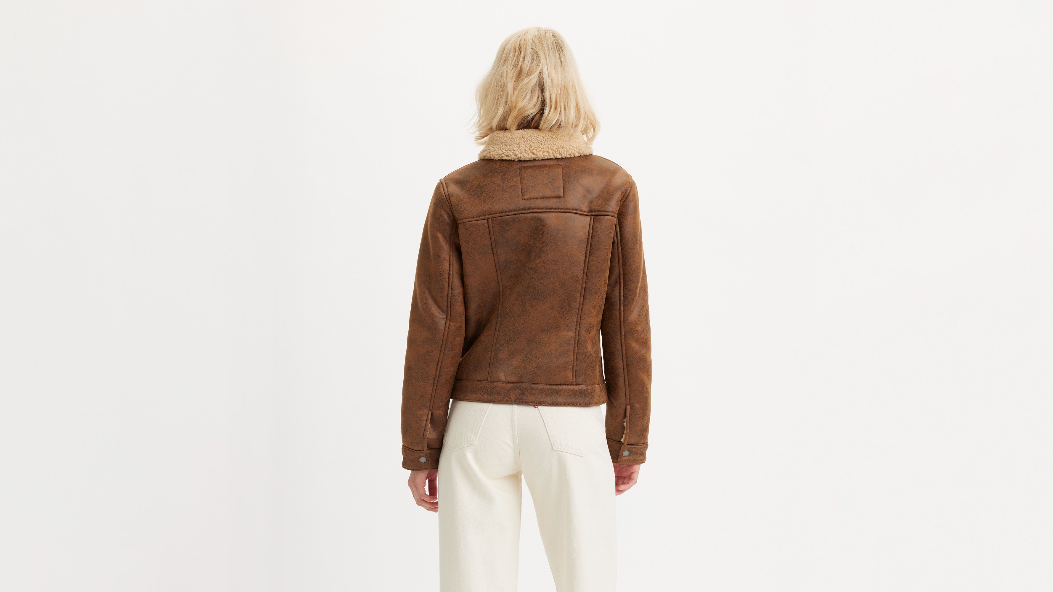 Faux Shearling Trucker Jacket 2