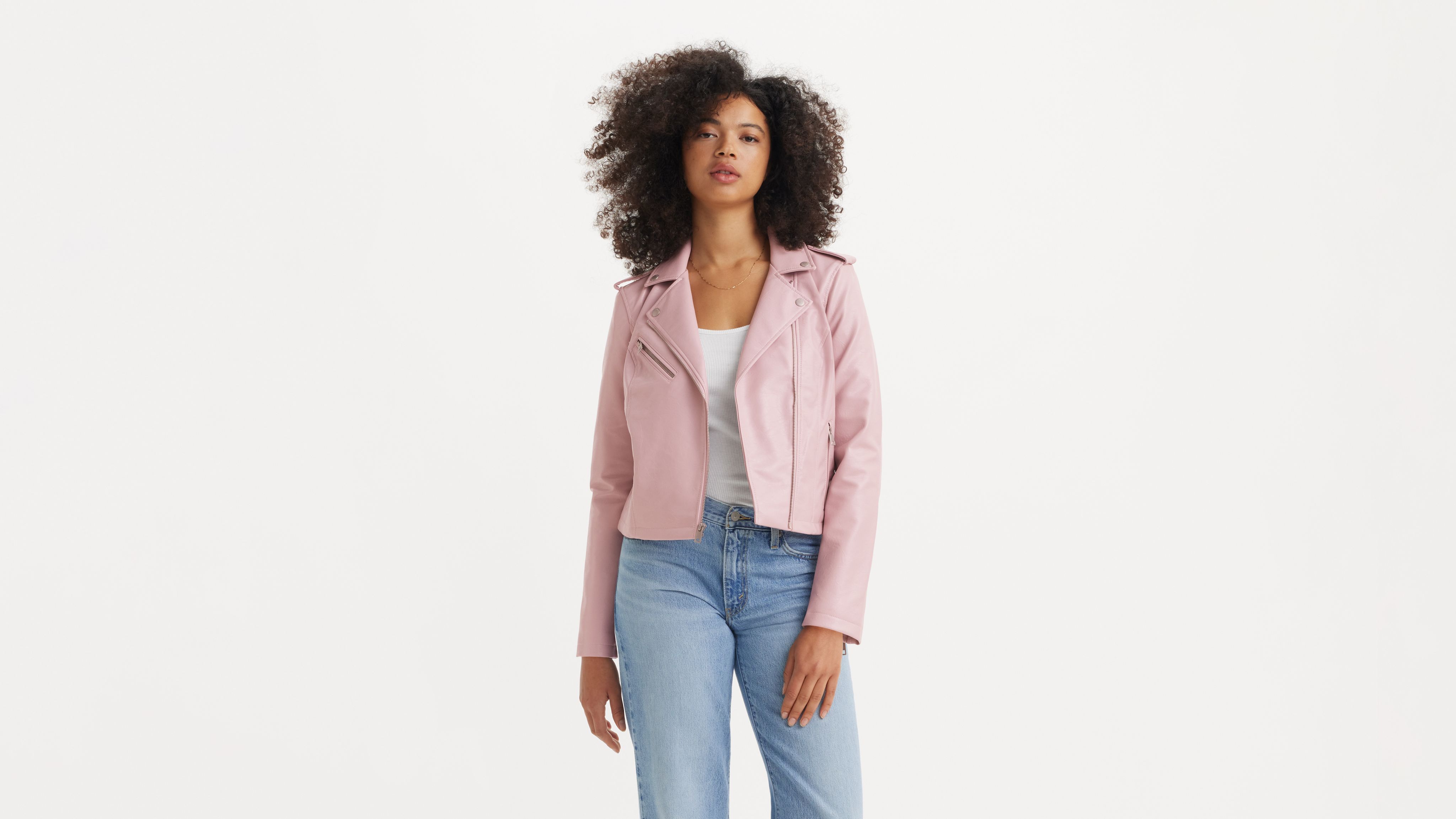 Faux Leather Moto Jacket 1