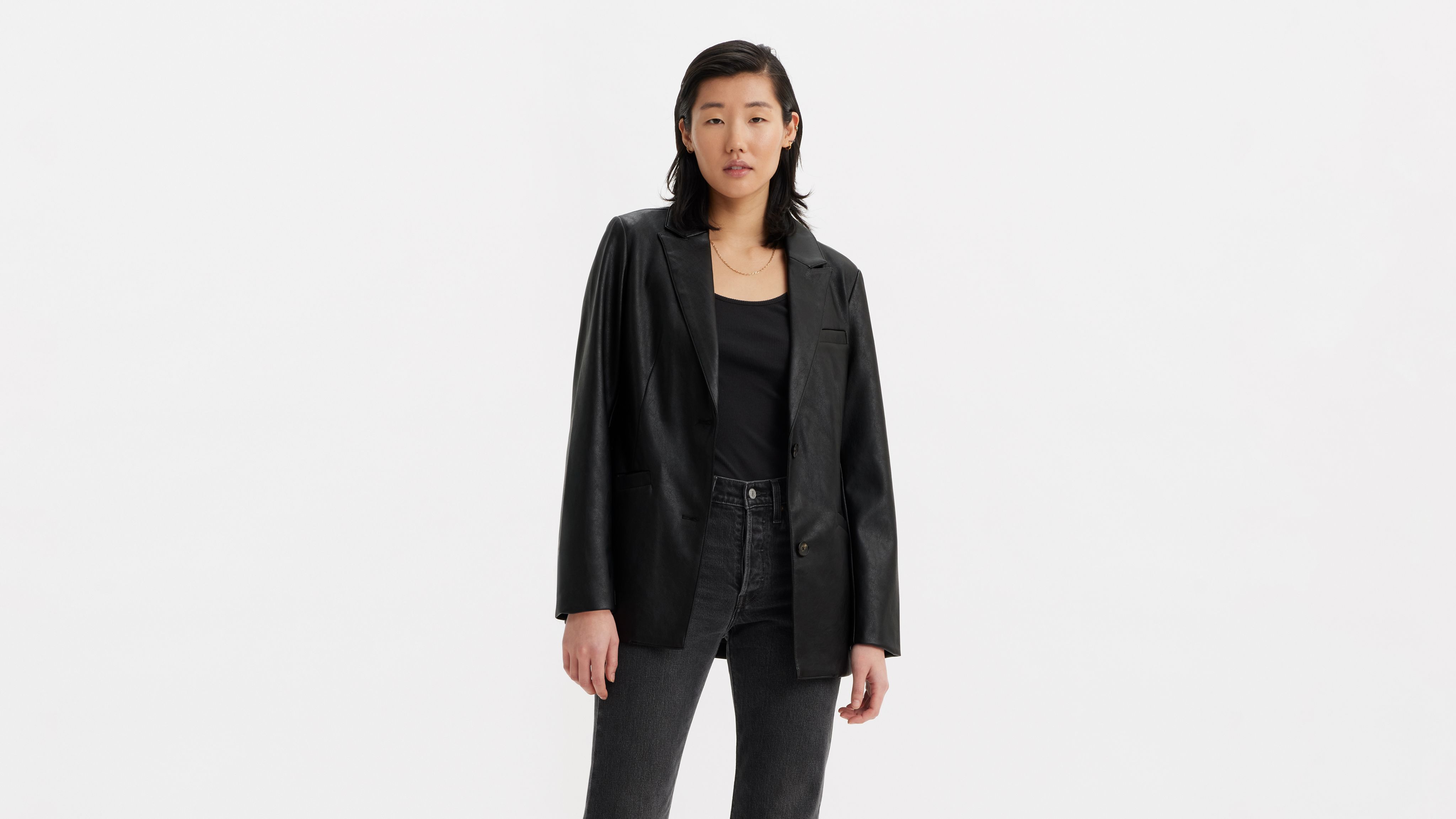 PACE cut-out single-breasted blazer - Black