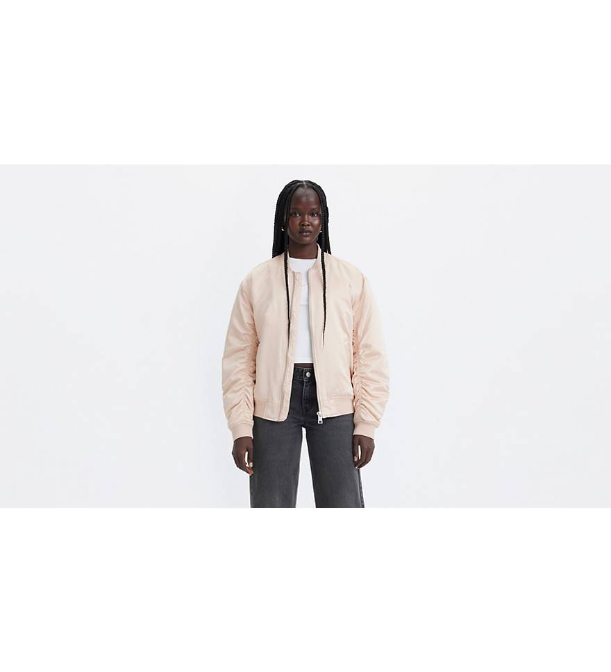 Relaxed Bomber Jacket - Pink | Levi's® US