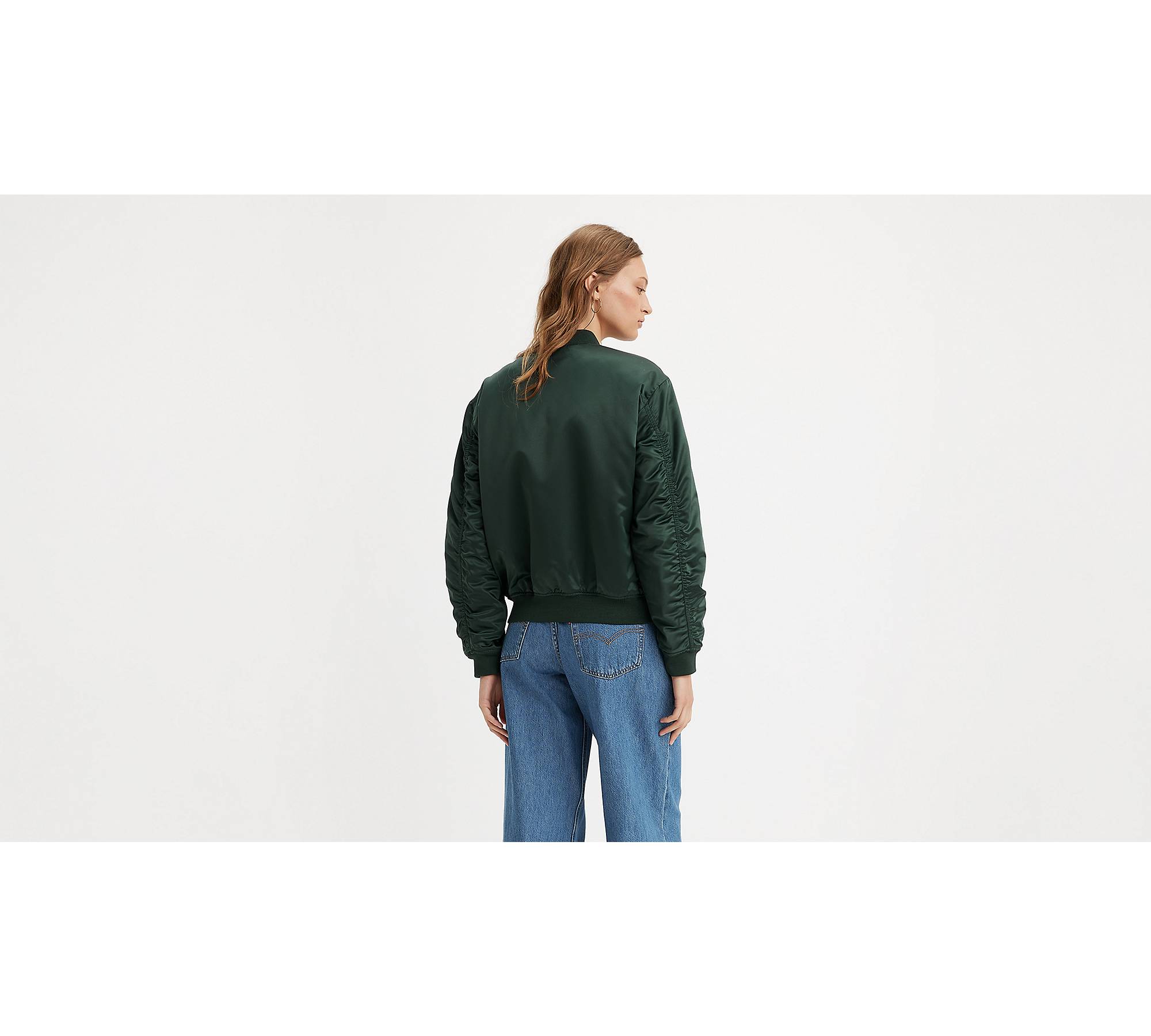 Relaxed Bomber Jacket - Green | Levi's® US