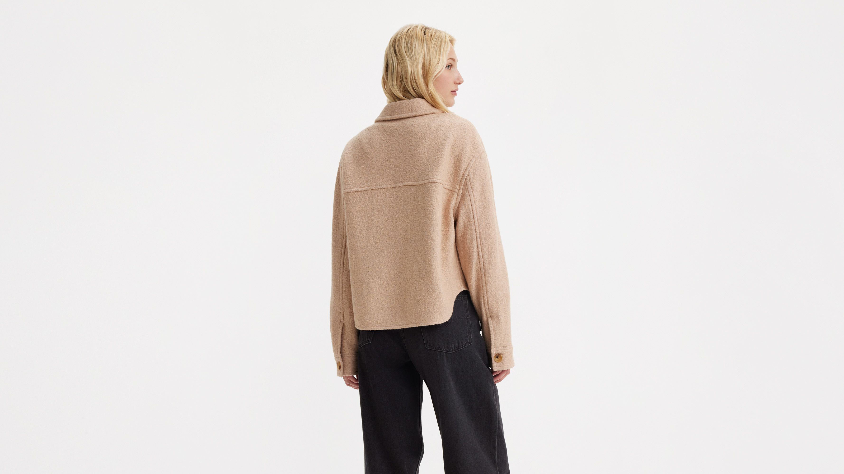 Levi's Cropped Shacket