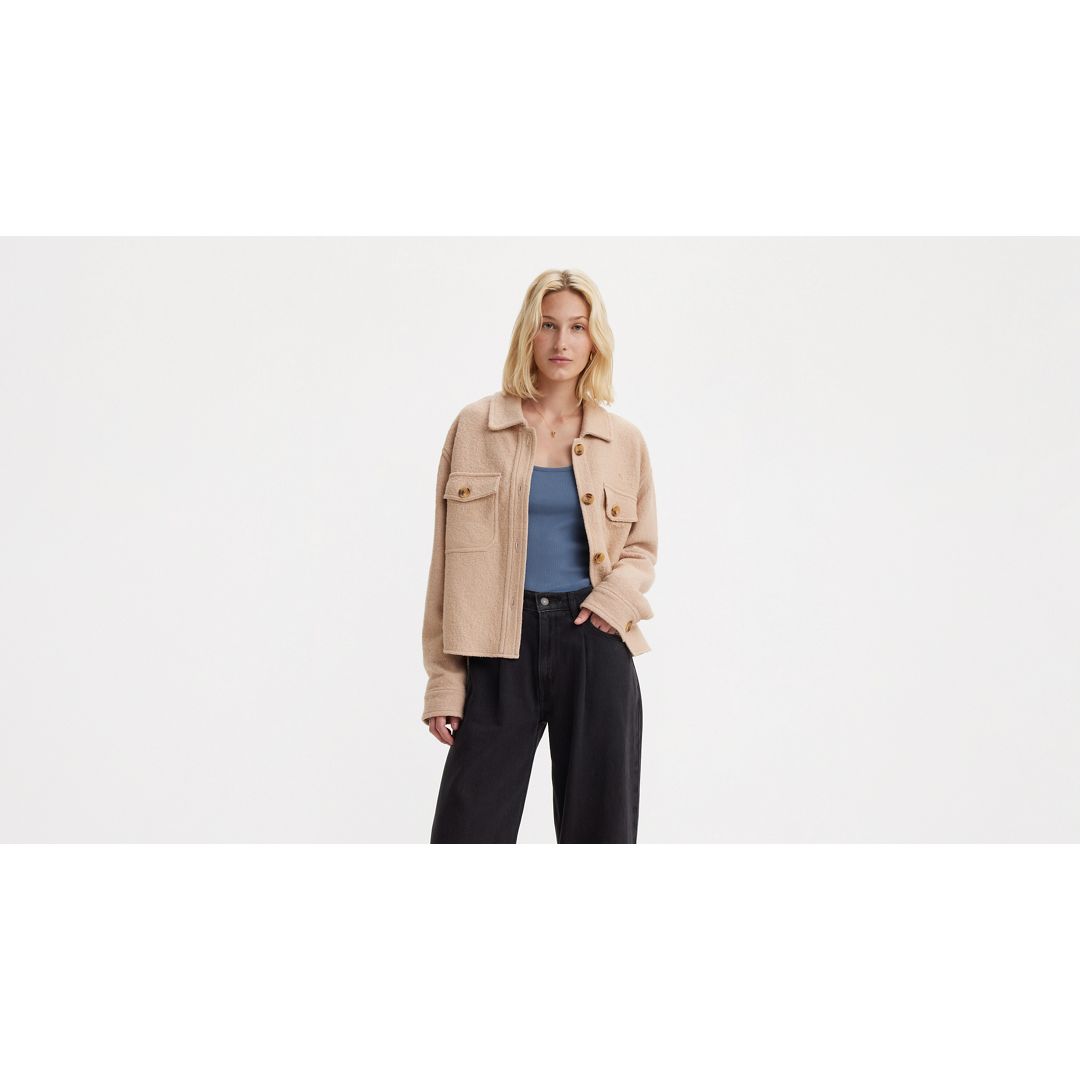 Levi's Cropped Shacket