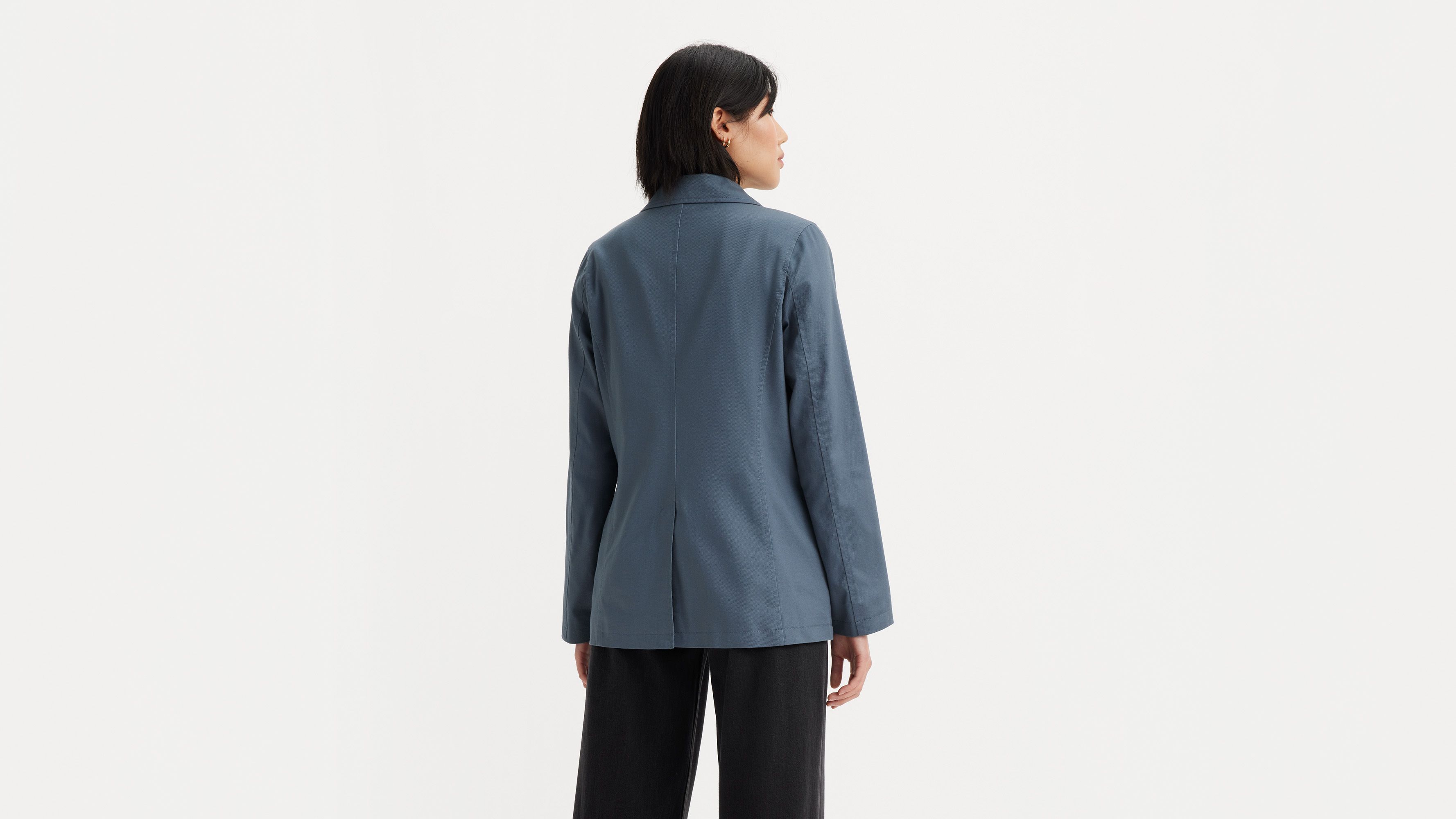 アウターその他 LARDINI Woman Blazer Blue P5ROCCOWESIF64522 840 595450043-back-pdp?$onmodelback$