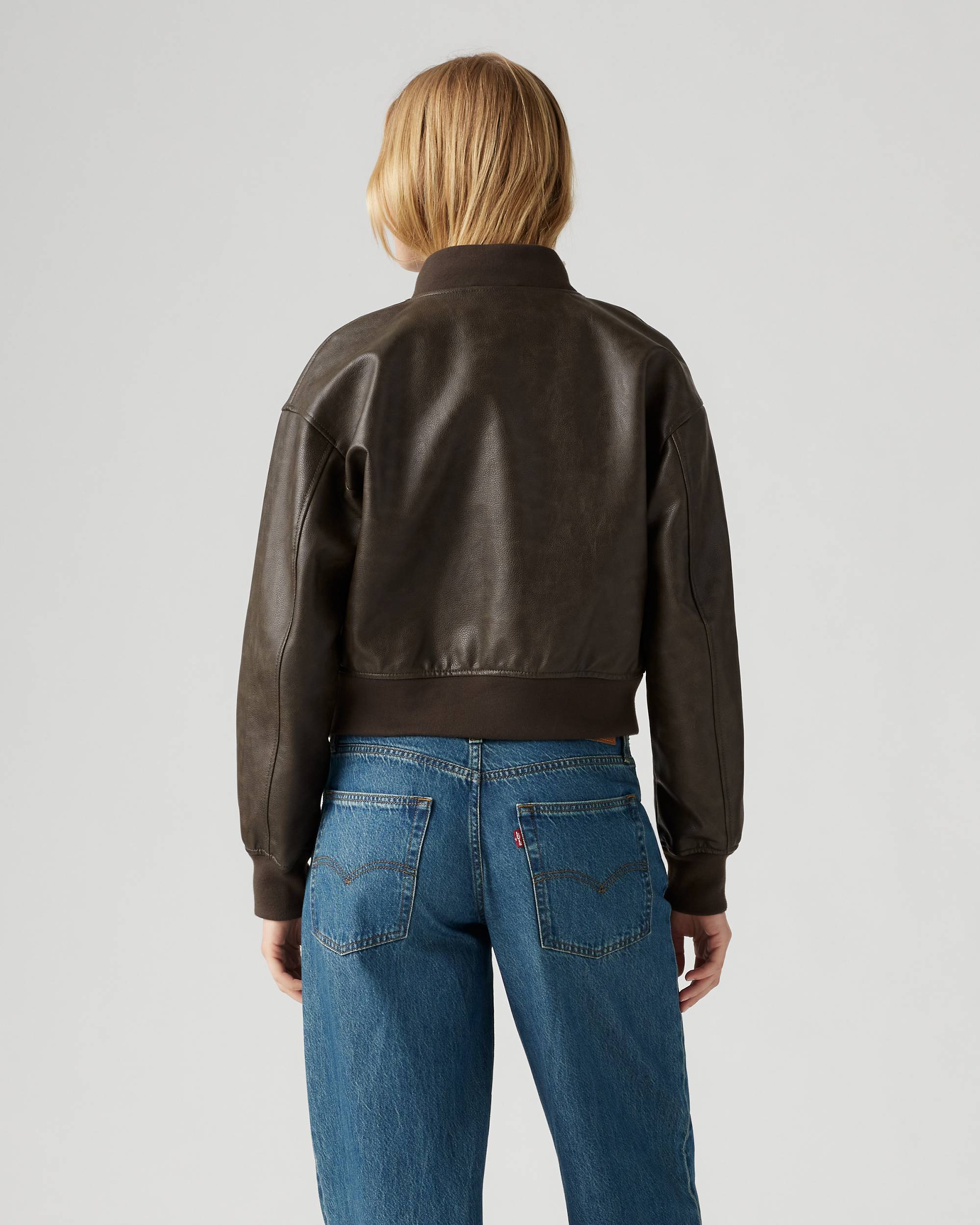 Cropped Varsity Bomber Jacket - Black | Levi's® US Cropped Varsity Bomber Jacket - Black | Levi's® US