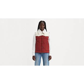 Sherpa Quilted Vest 1
