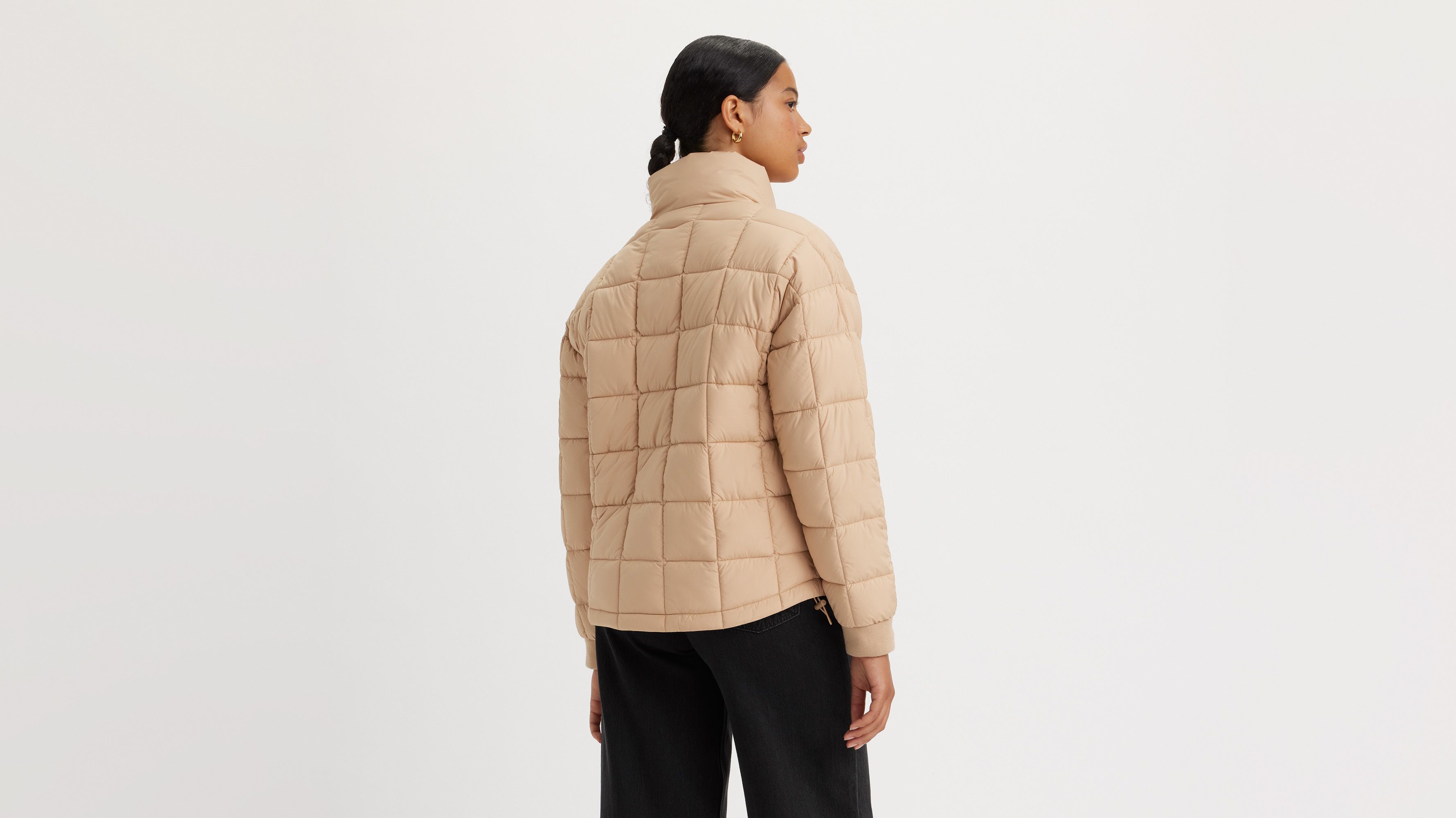 Box Quilted Puffer Jacket - Brown | Levi's® US