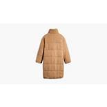 Quilted Sherpa Full Length Teddy Coat 4