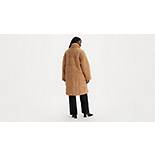 Quilted Sherpa Full Length Teddy Coat 2