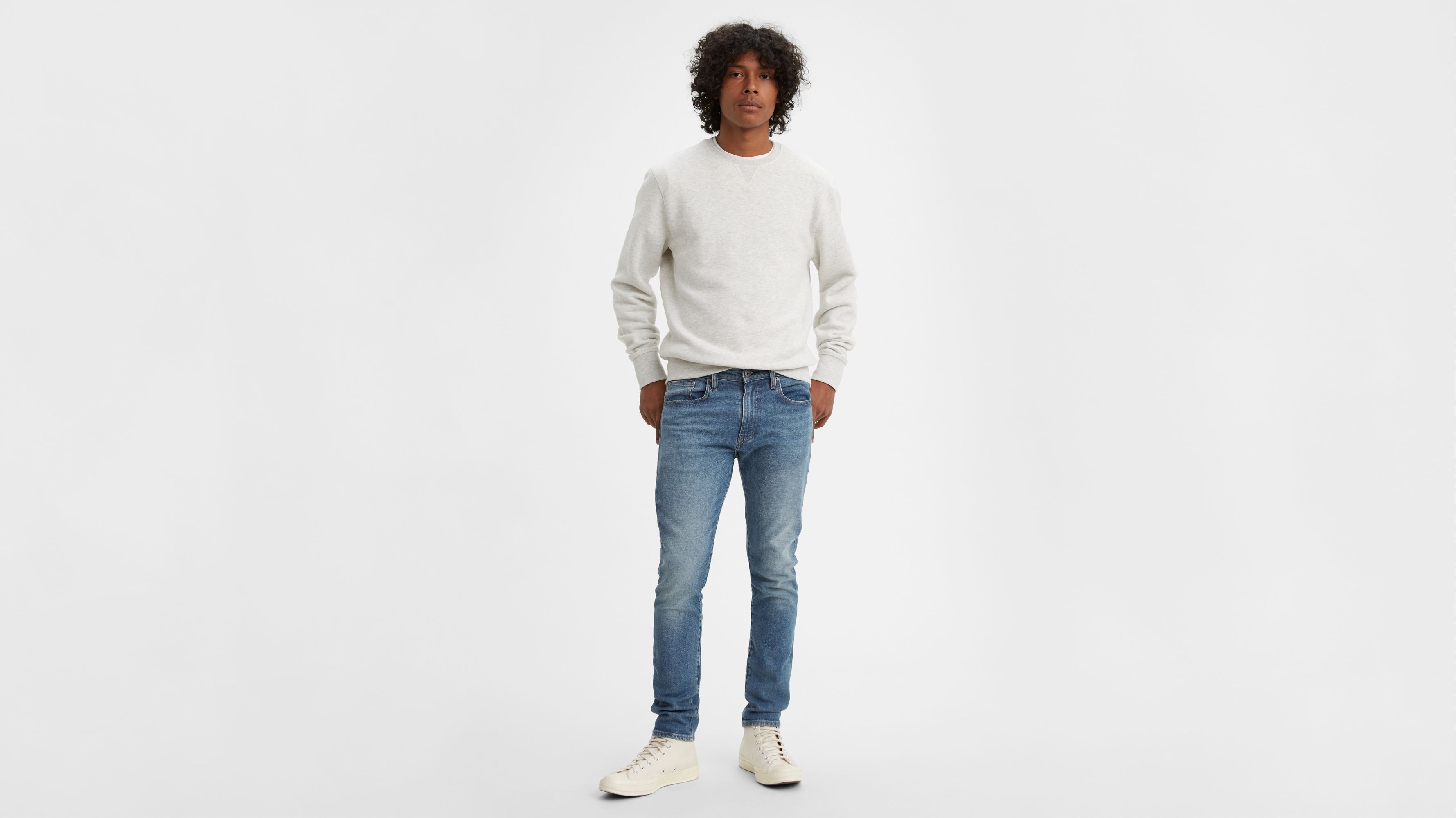 levi's 512 raw denim