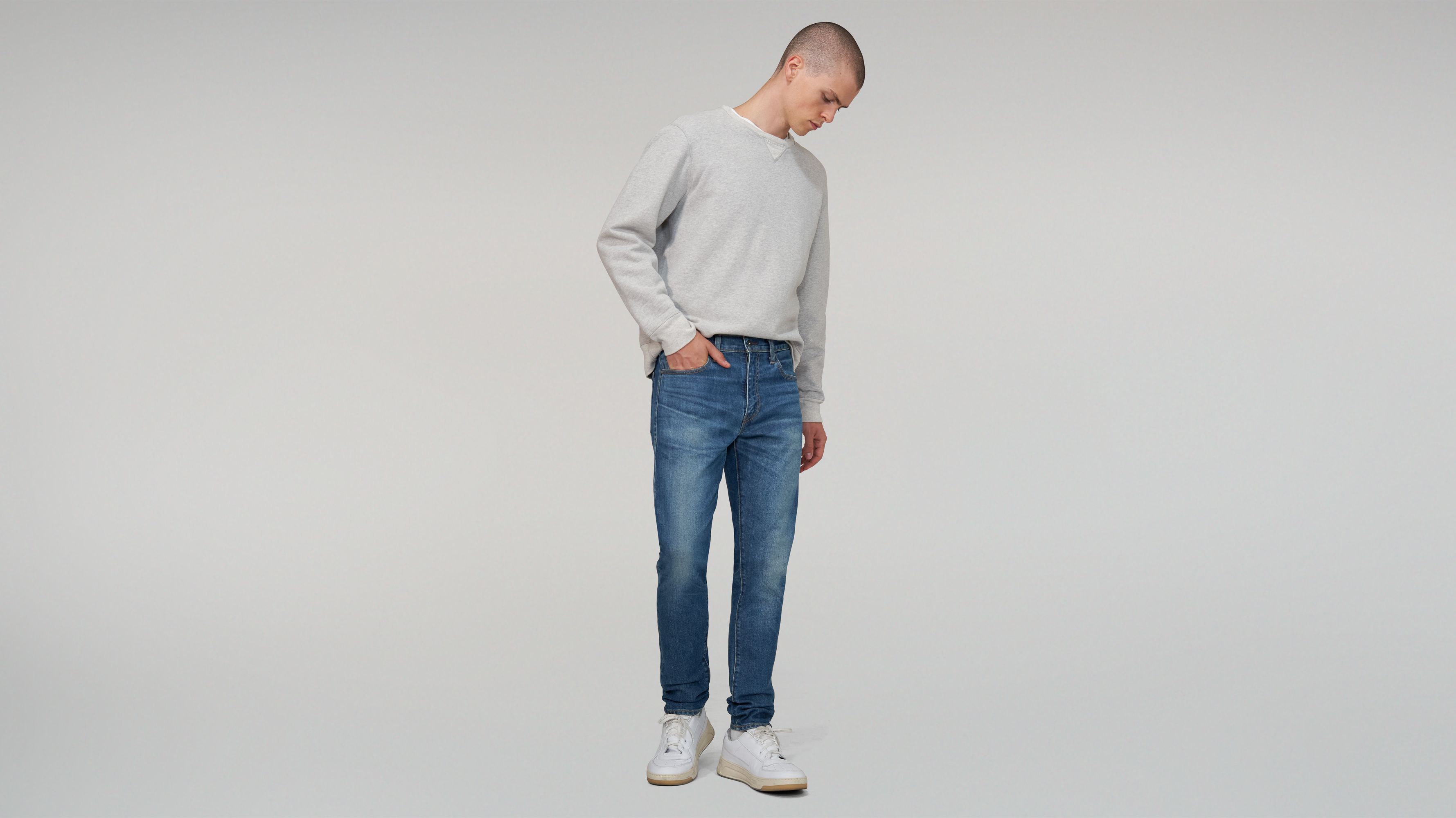 levi's 512 slim tapered jeans blue