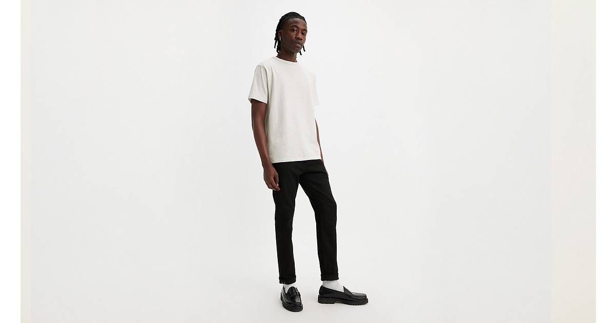 512™ Slim Taper Fit Selvedge Men's Jeans - Black | Levi's® US