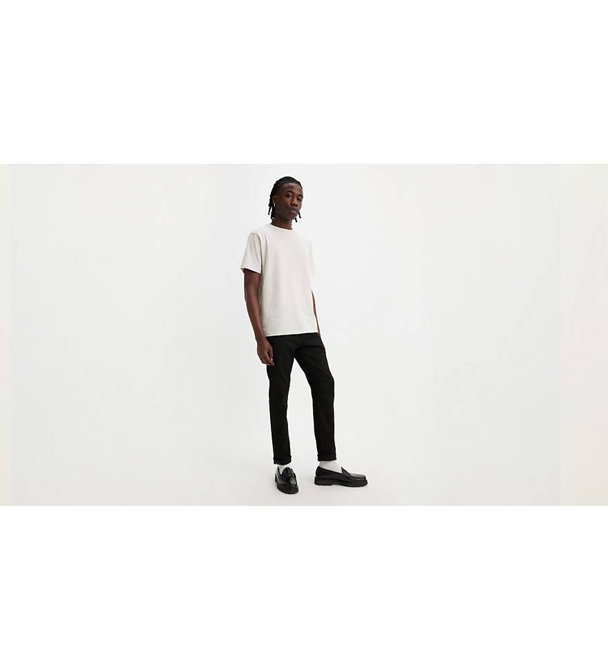 512™ Slim Taper Fit Selvedge Men's Jeans - Black | Levi's® US
