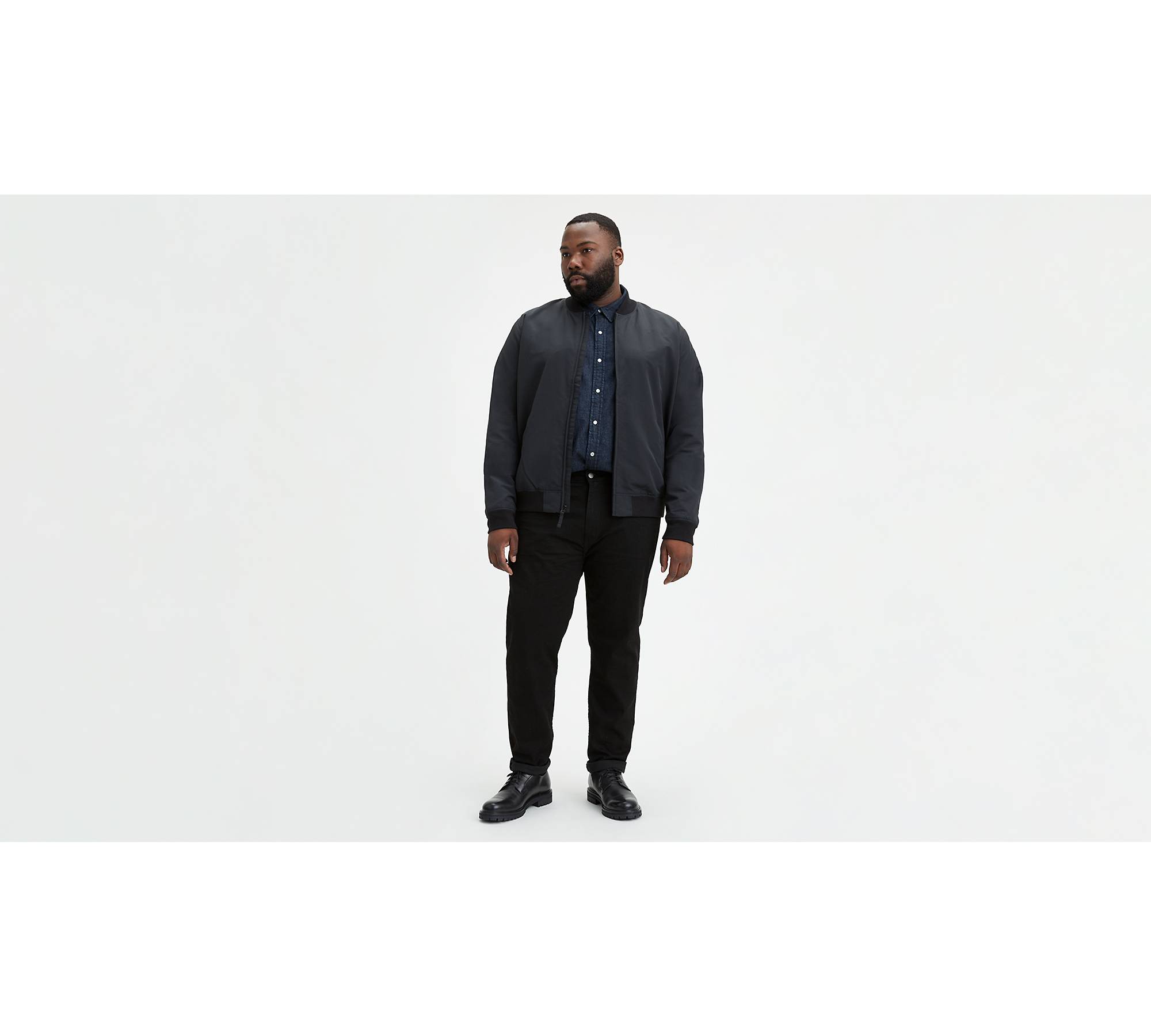 502™ Taper Men's Jeans (big & Tall) - Black | Levi's® CA
