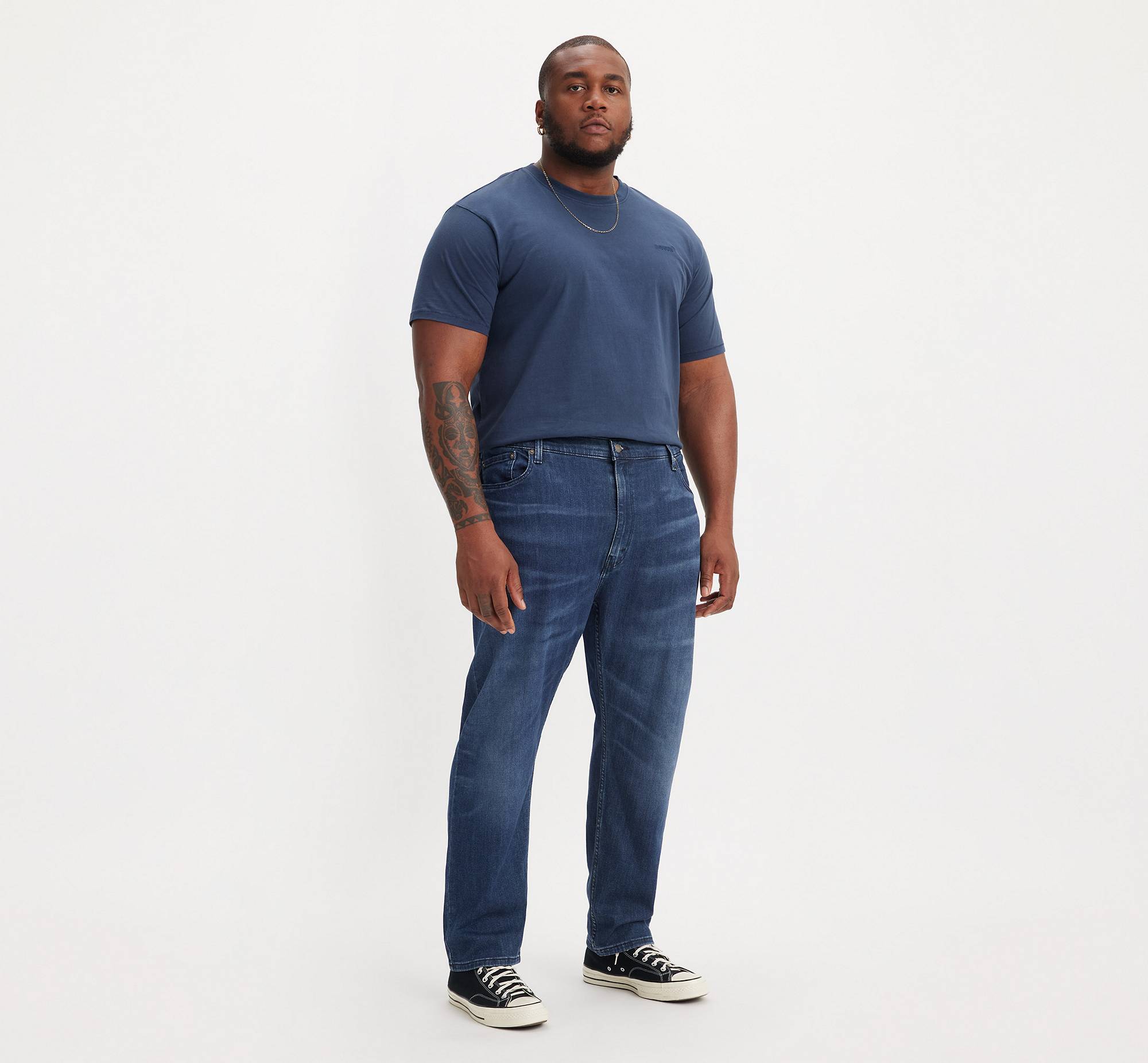 502™ Taper Fit Levi’s® Flex Men's Jeans (big & Tall) - Dark Wash | Levi ...