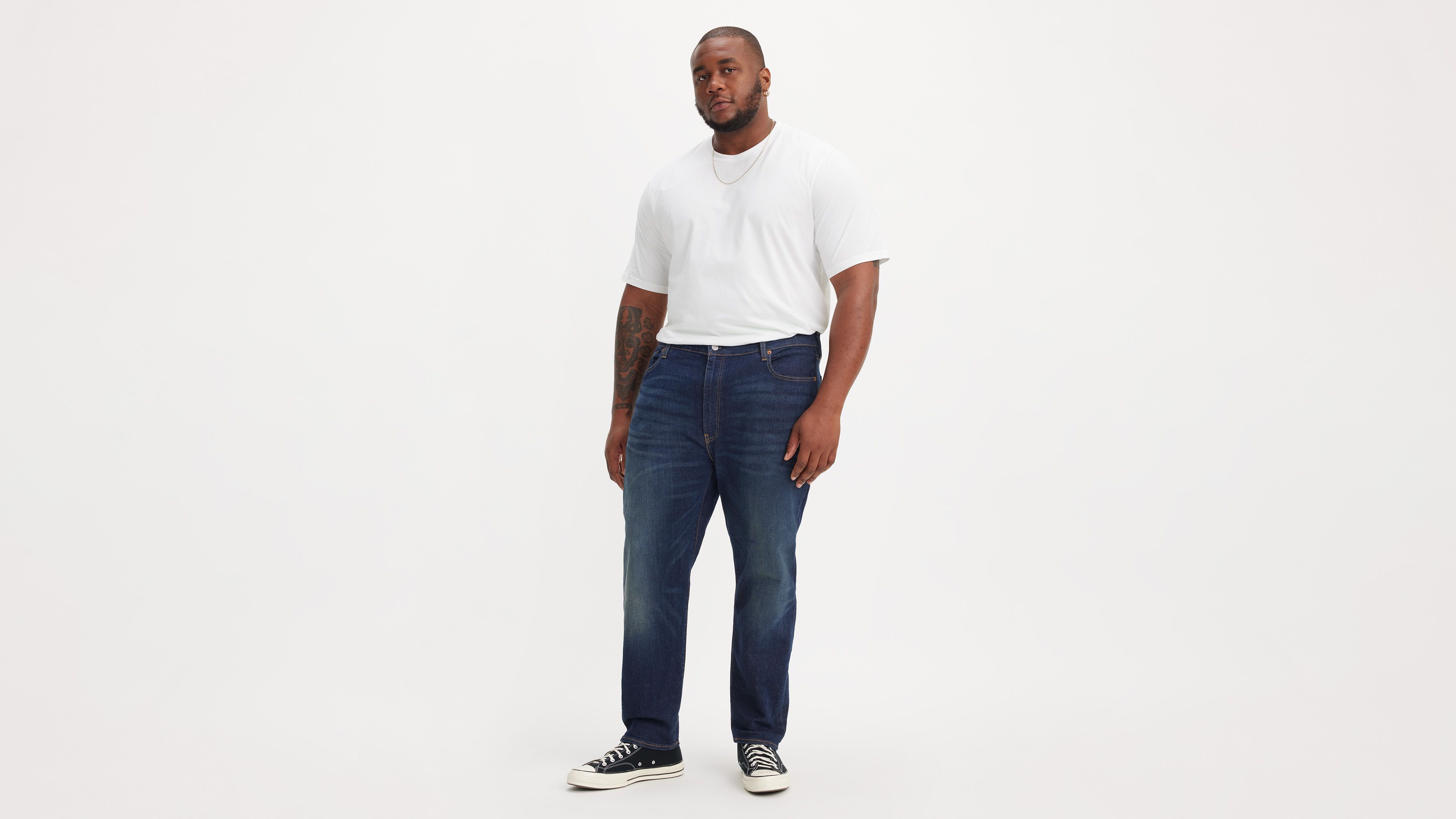 502™ Taper Levi's® Flex Men's Jeans (big & Tall) - Dark Wash