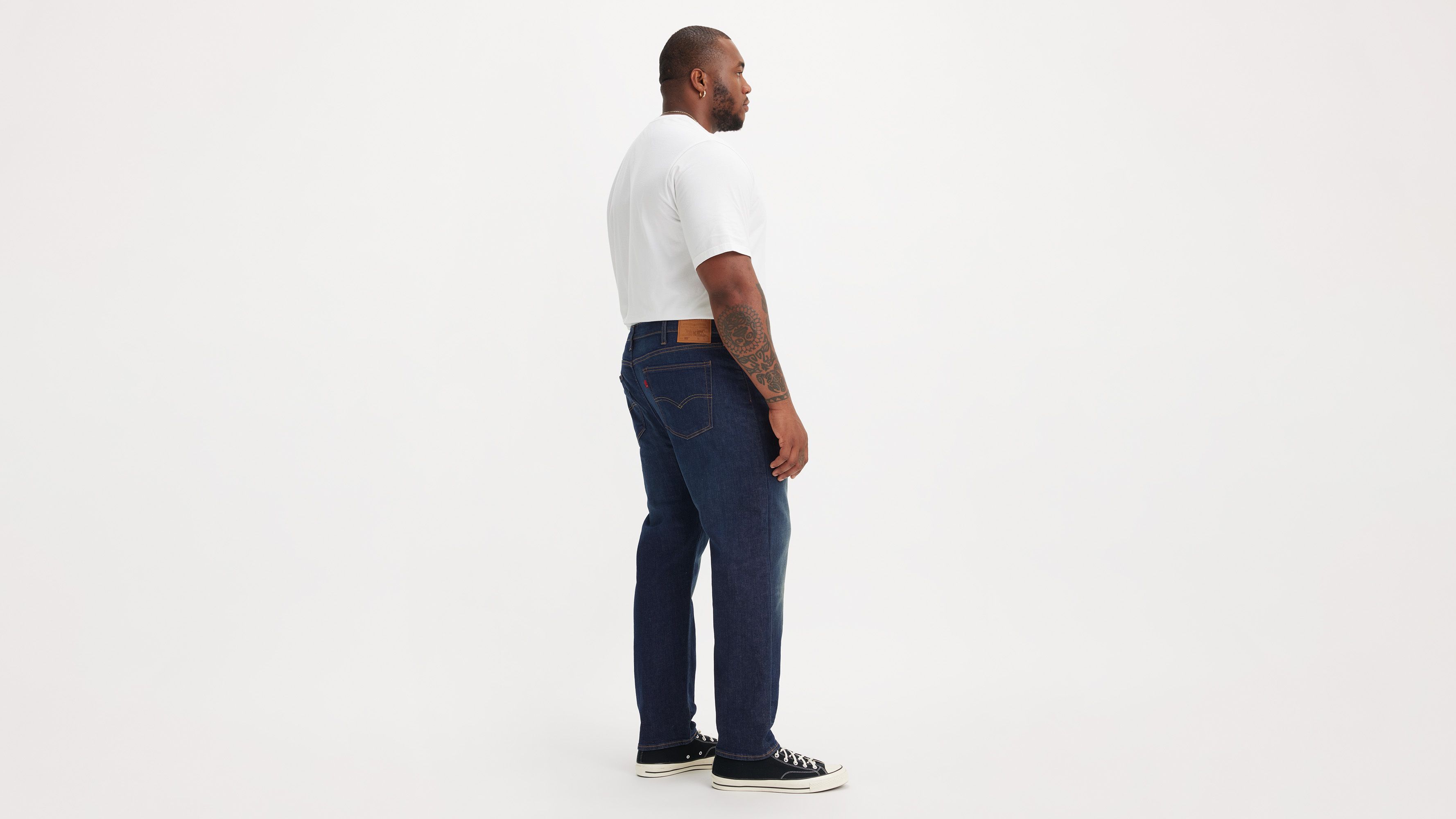 Levi's 502 Taper  Flex Men's Jeans (big & Tall) 56x32 In Blue