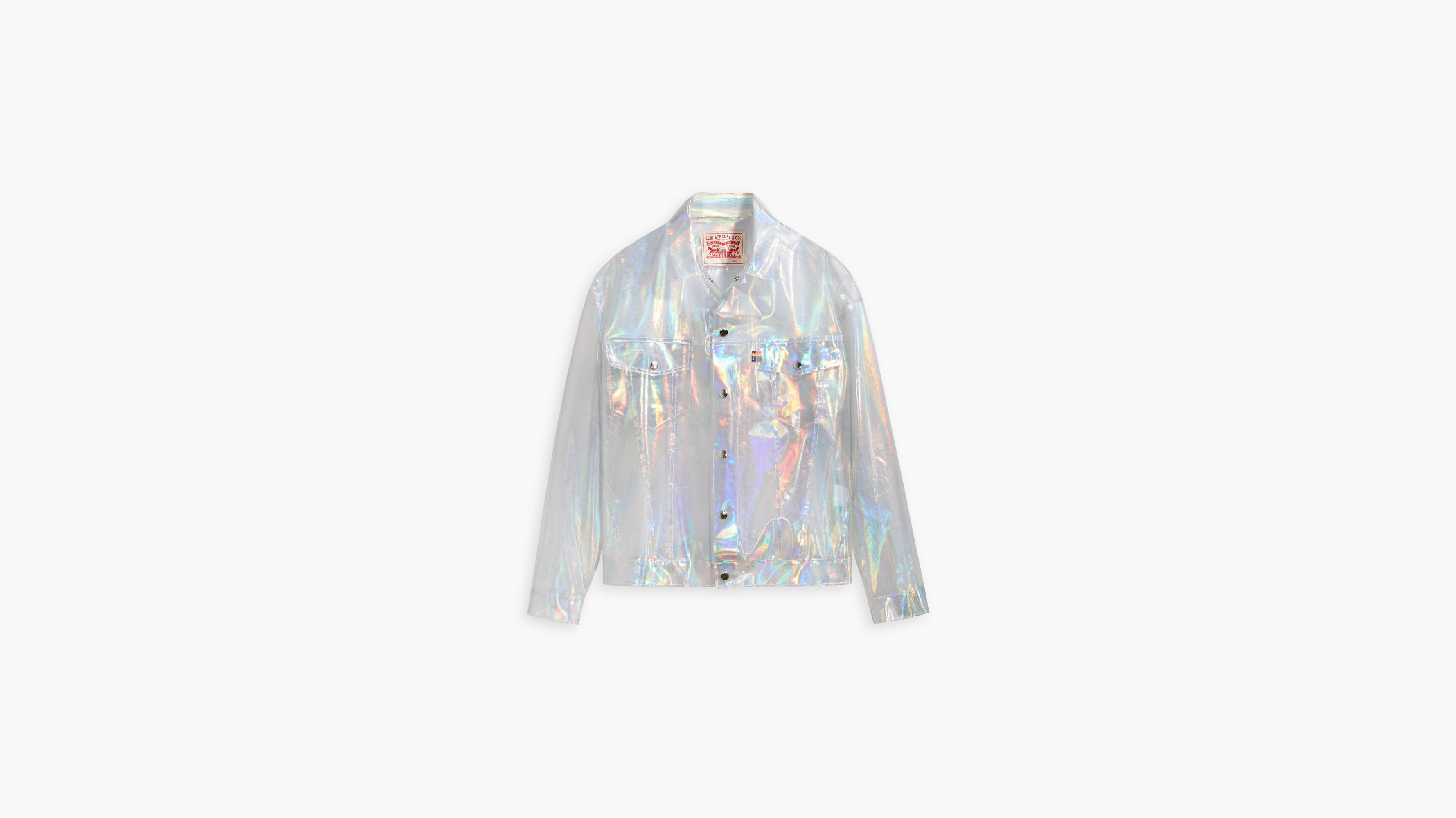 levis clear trucker jacket