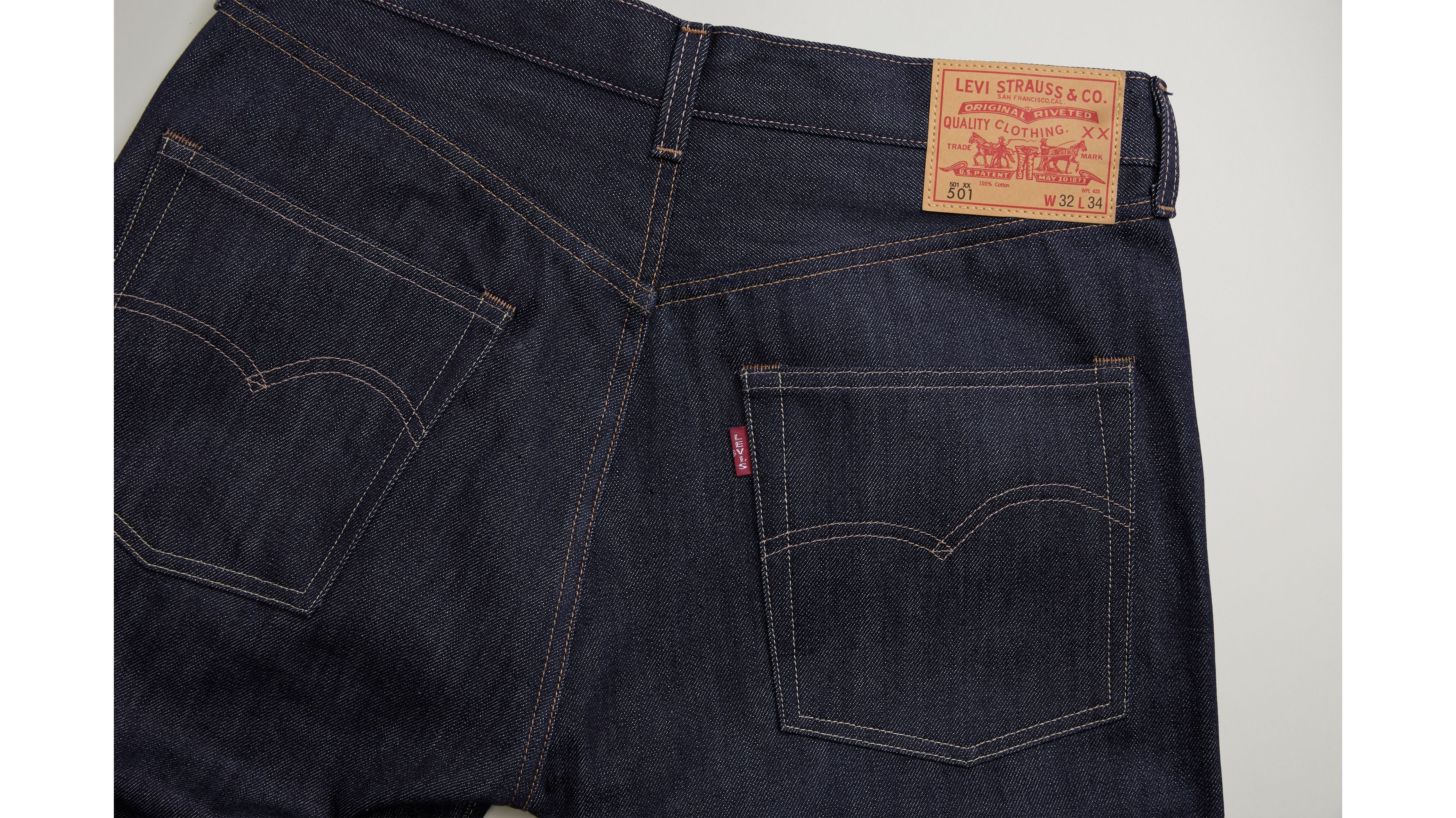 1966 501® Original Fit Selvedge Men's Jeans - Dark Wash | Levi's® US