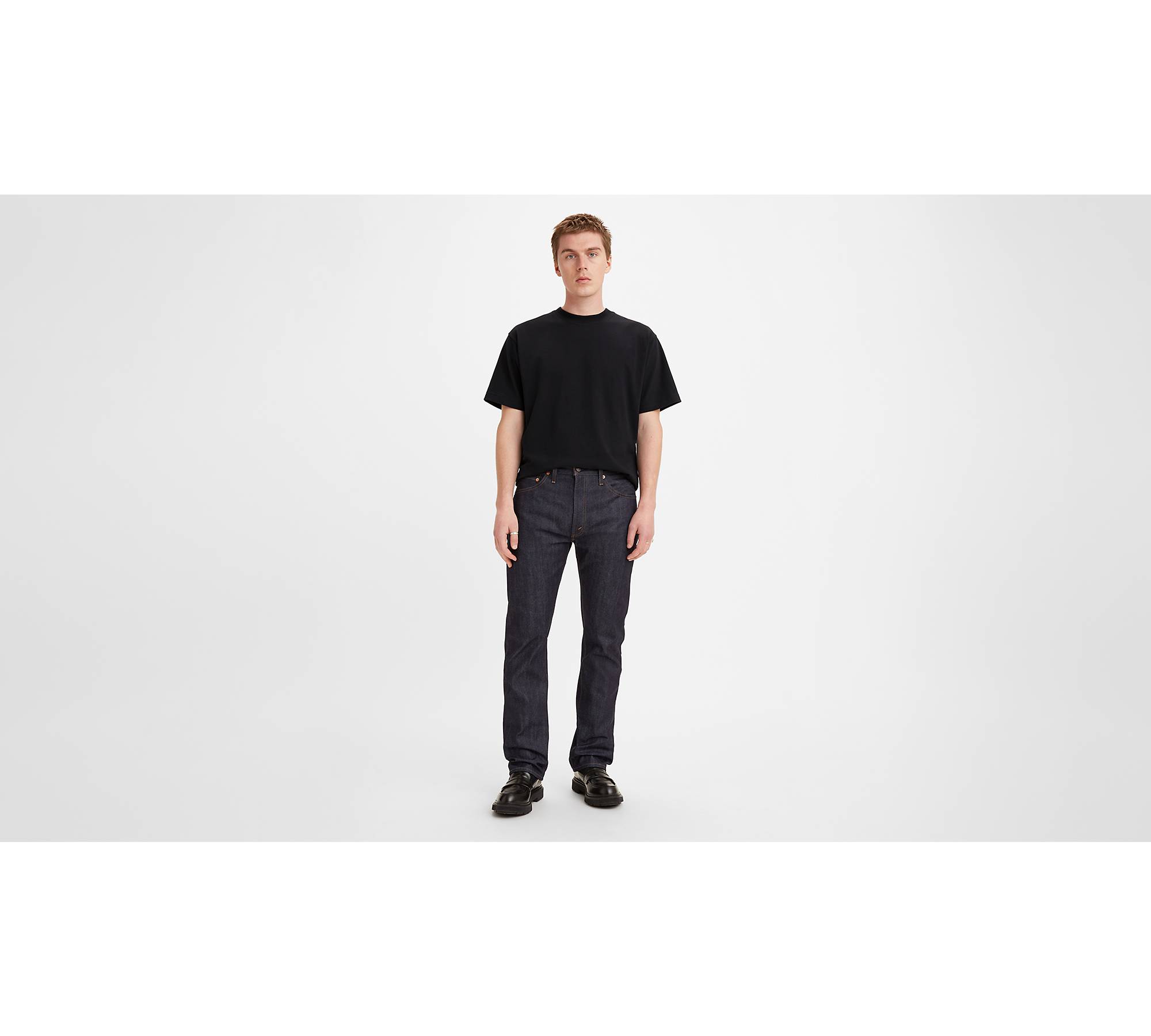 Levi's Men's 505 Regular Fit Jean, Black, 33x30 