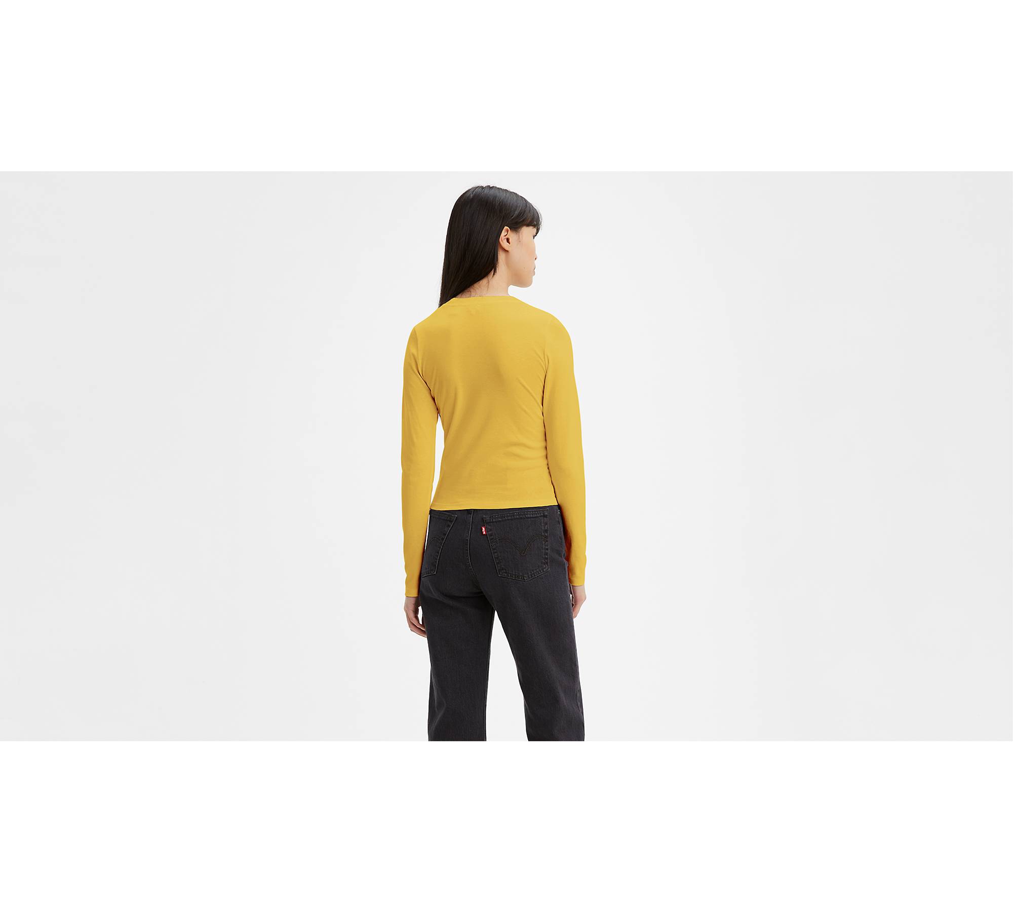Long Sleeve Baby Tee Shirt - Yellow | Levi's® US