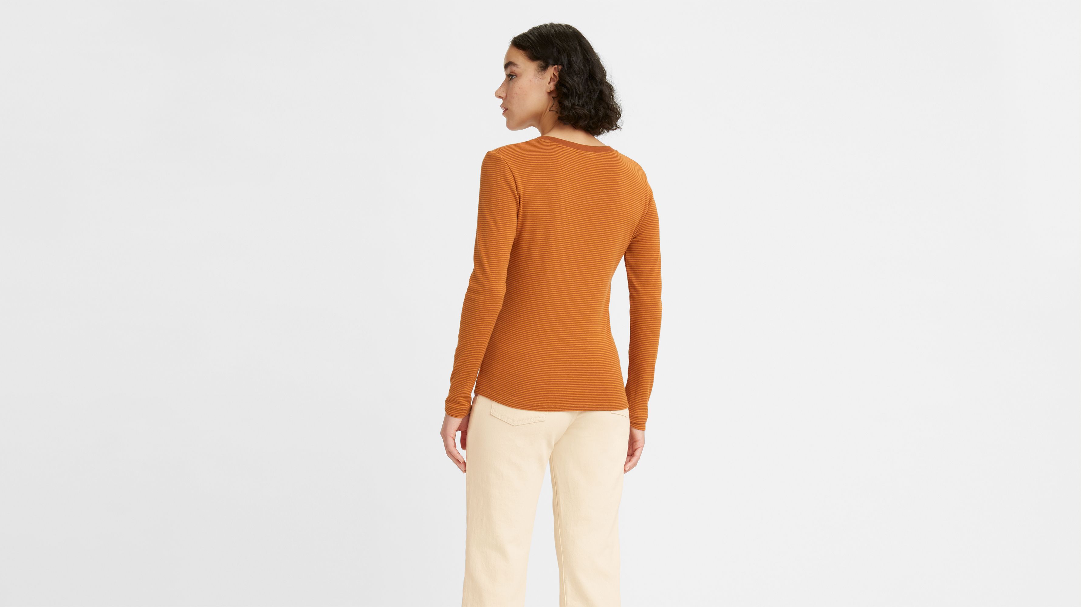 Long Sleeve Baby Tshirt Yellow Levi's® US