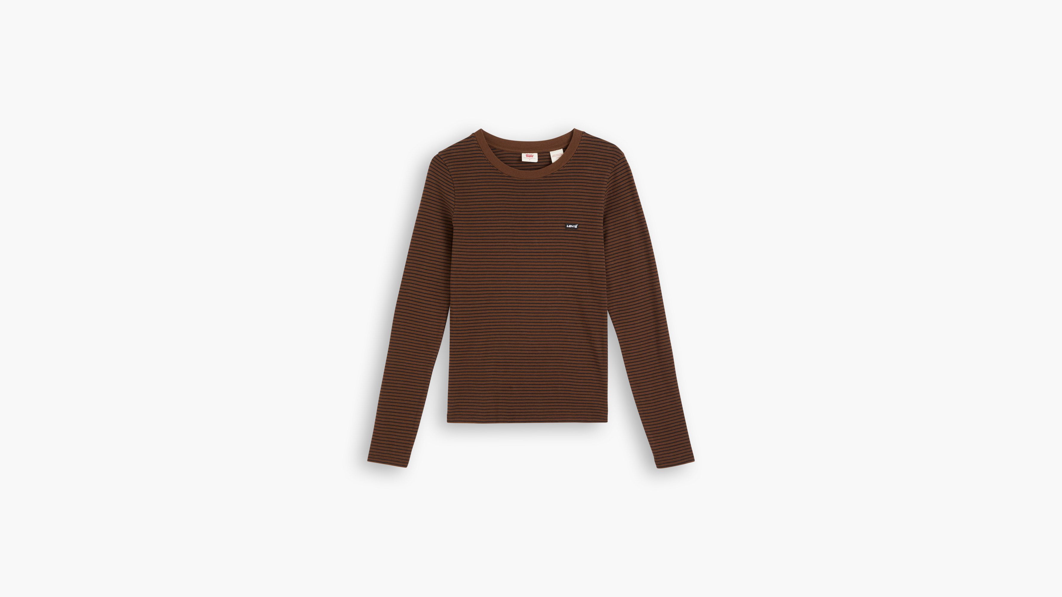 Long Sleeve Rib Baby T-shirt - White | Levi's® US