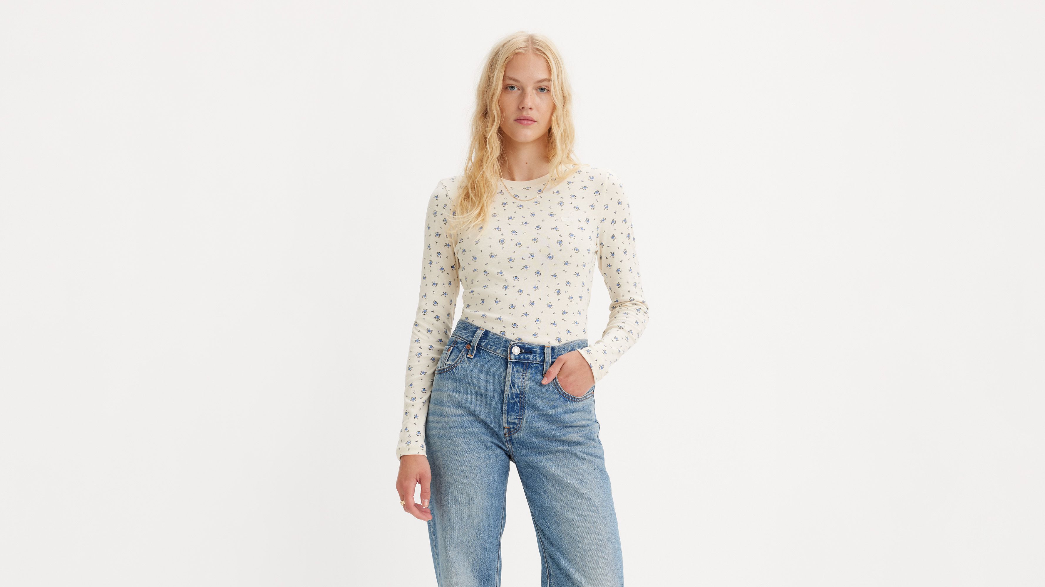 Floral Long Sleeve Baby T-Shirt 2