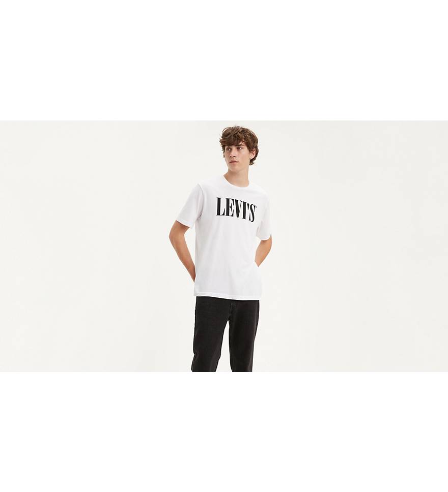 Relaxed Graphic Tee - White | Levi's® US